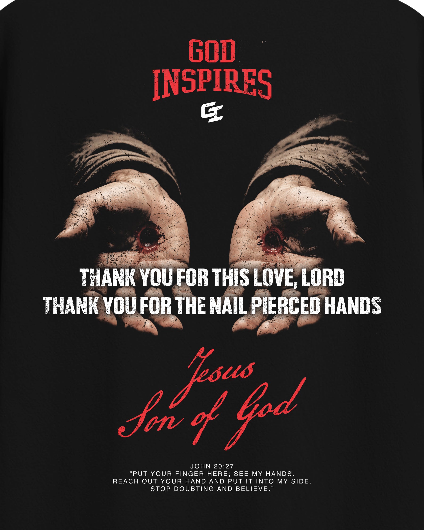 'Pierced Hands' T-Shirt