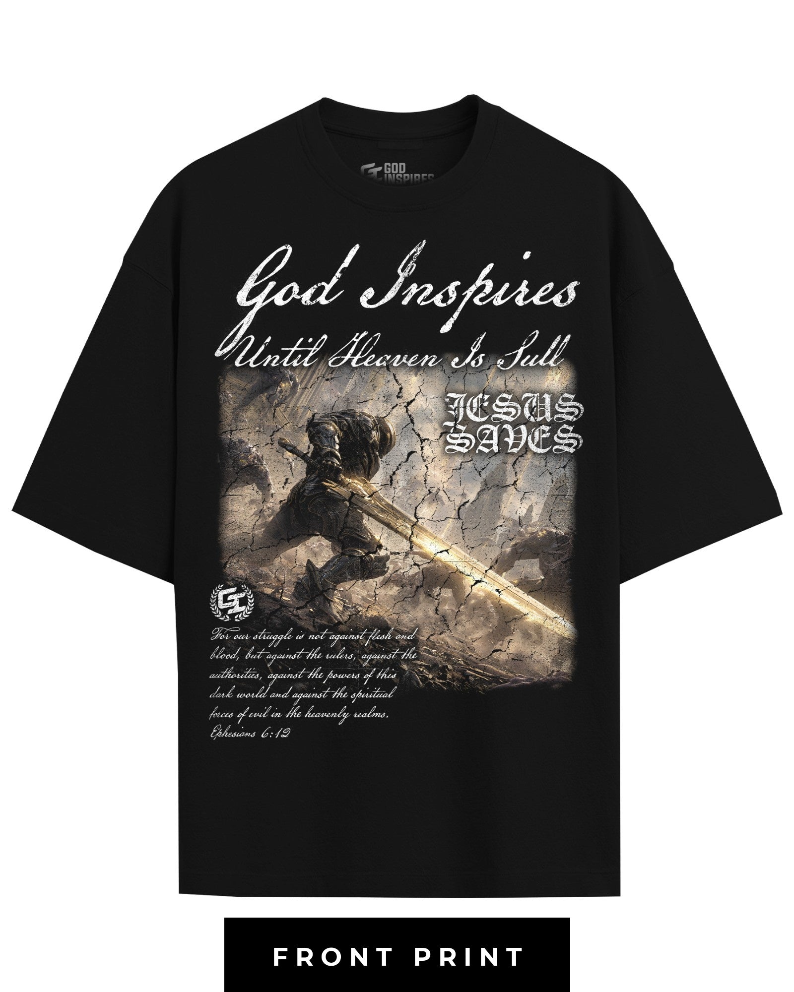 'Against The Darkness' T-Shirt - God Inspires