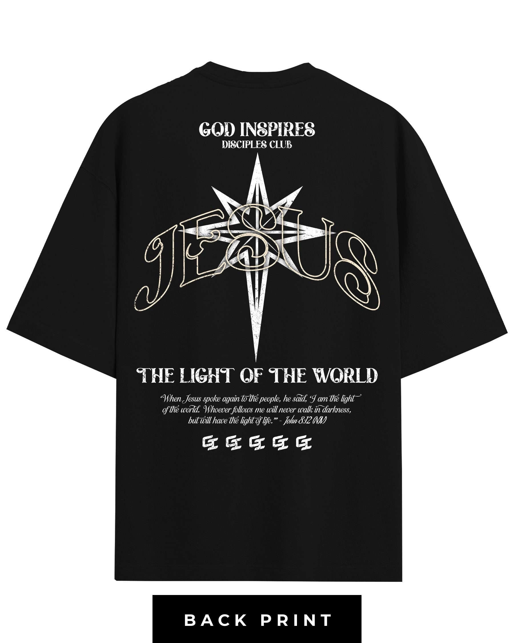 [Christmas Edition] 'Jesus The Light' T-Shirt - God Inspires