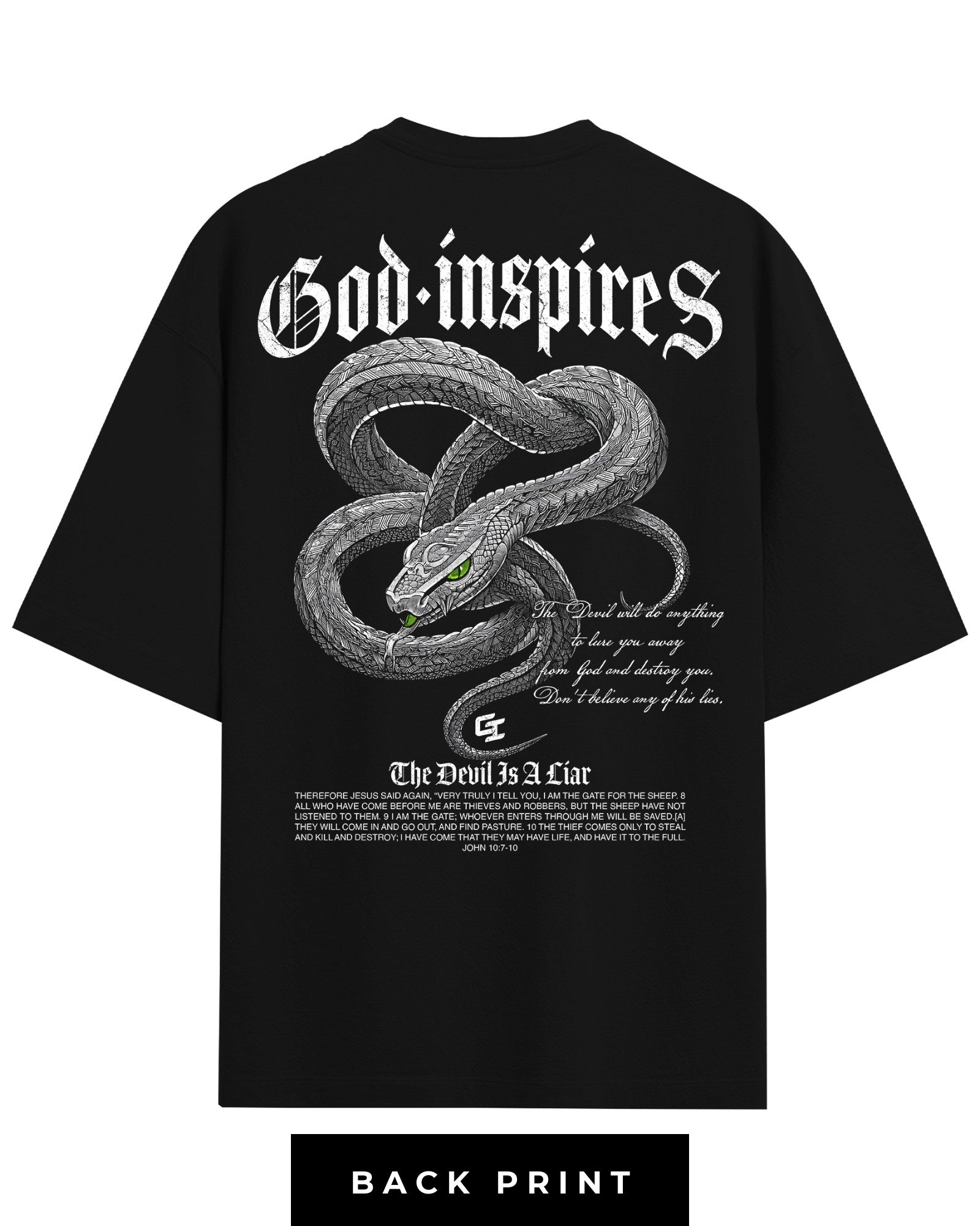 'Snake' T-Shirt - God Inspires
