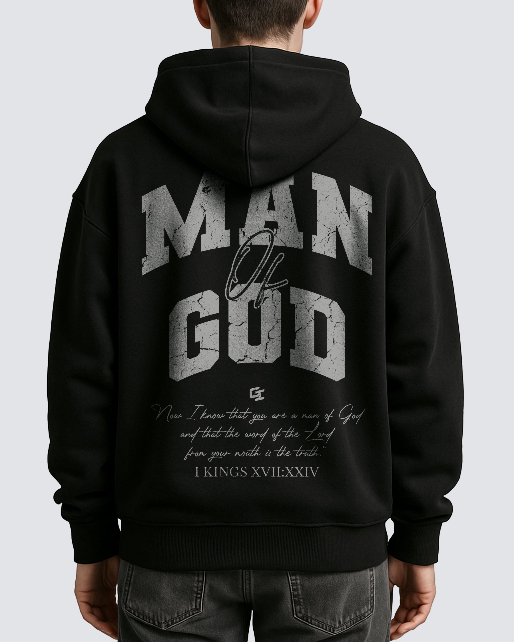 'Man of God' Oversized Hoodie