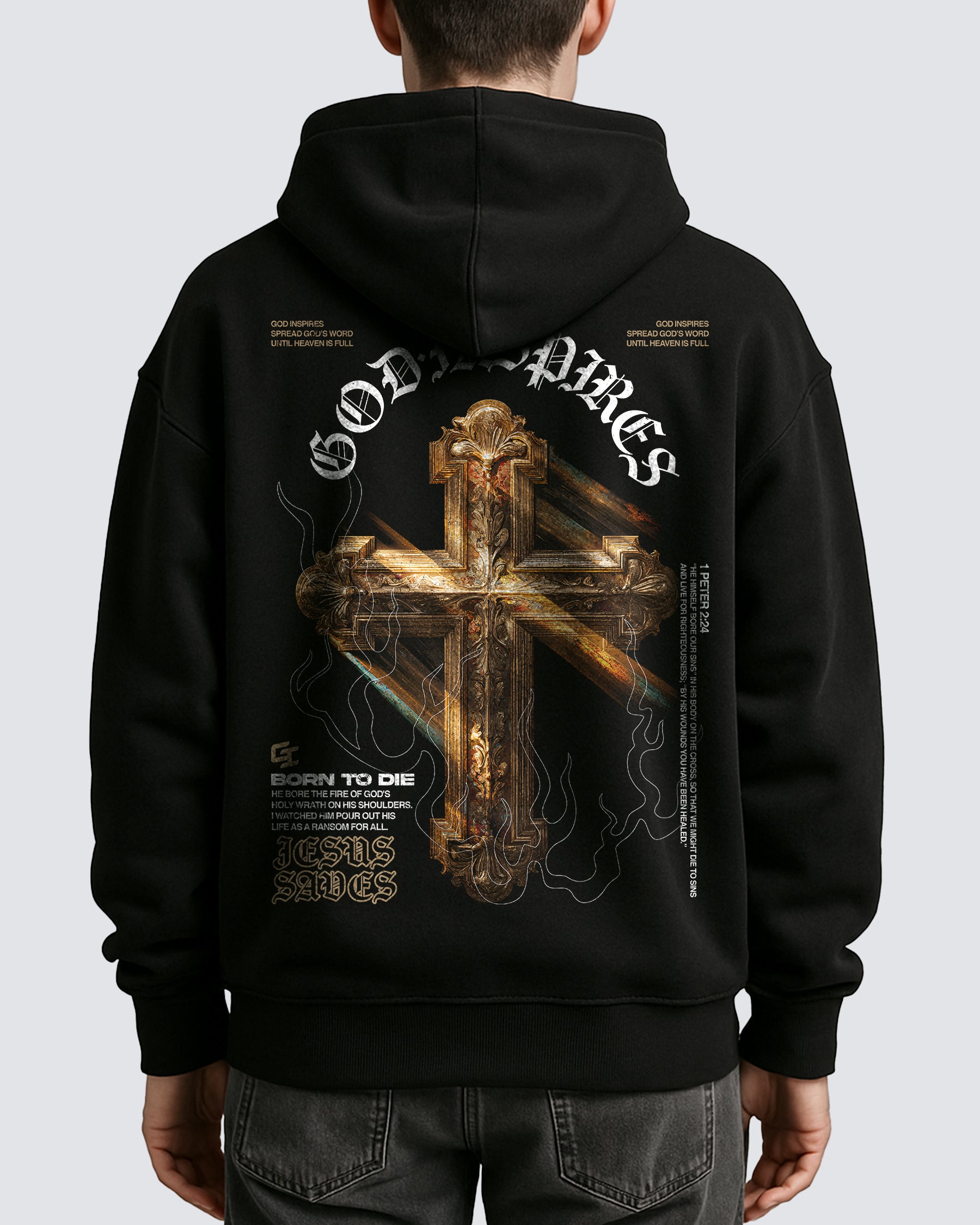 'Born to Die' Oversized Hoodie