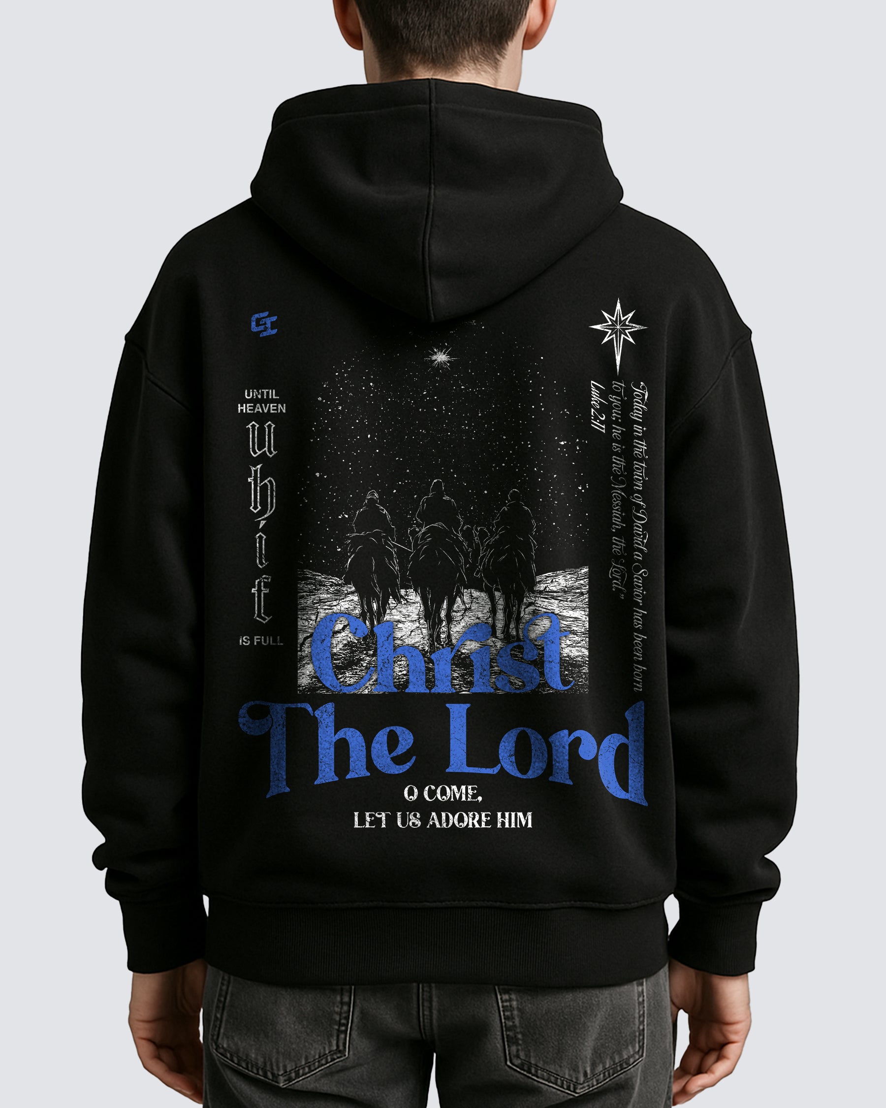 [Christmas Edition] 'O Come All Ye Faithful' Oversized Hoodie