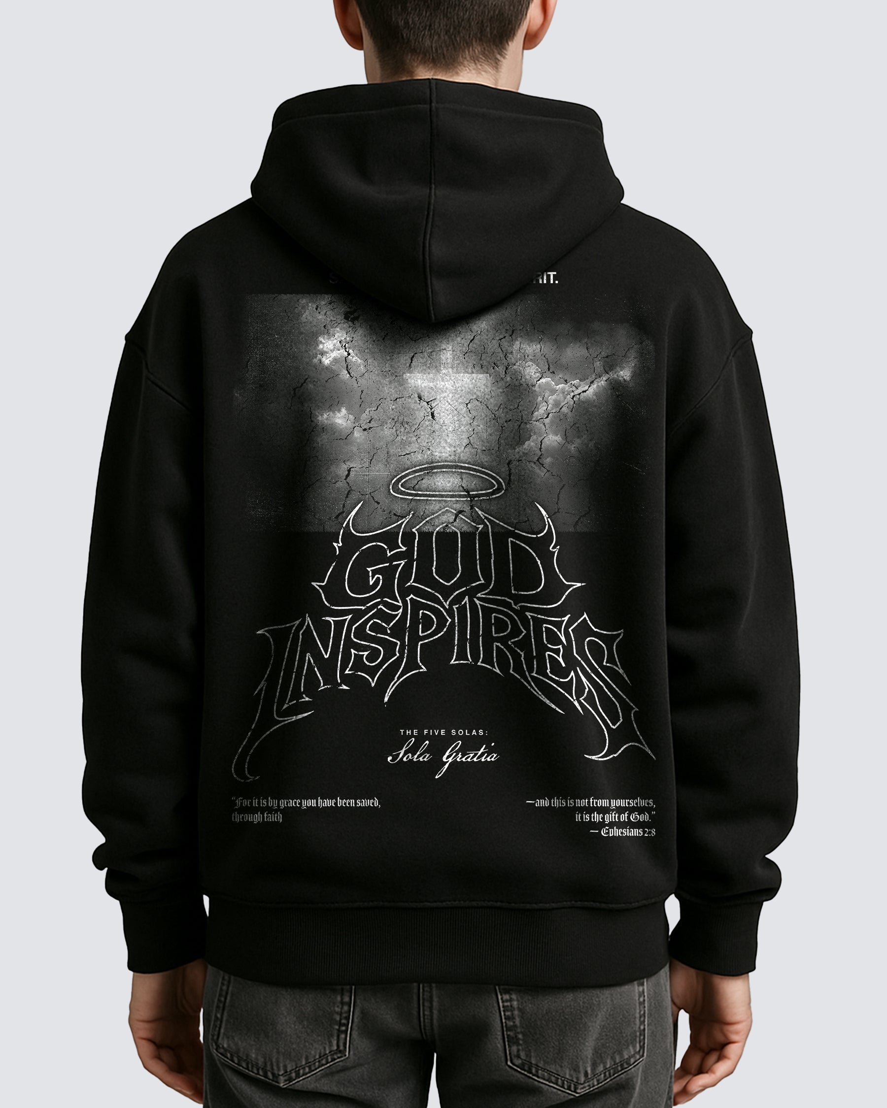 'The Five Solas: Sola Gratia' Oversized Hoodie