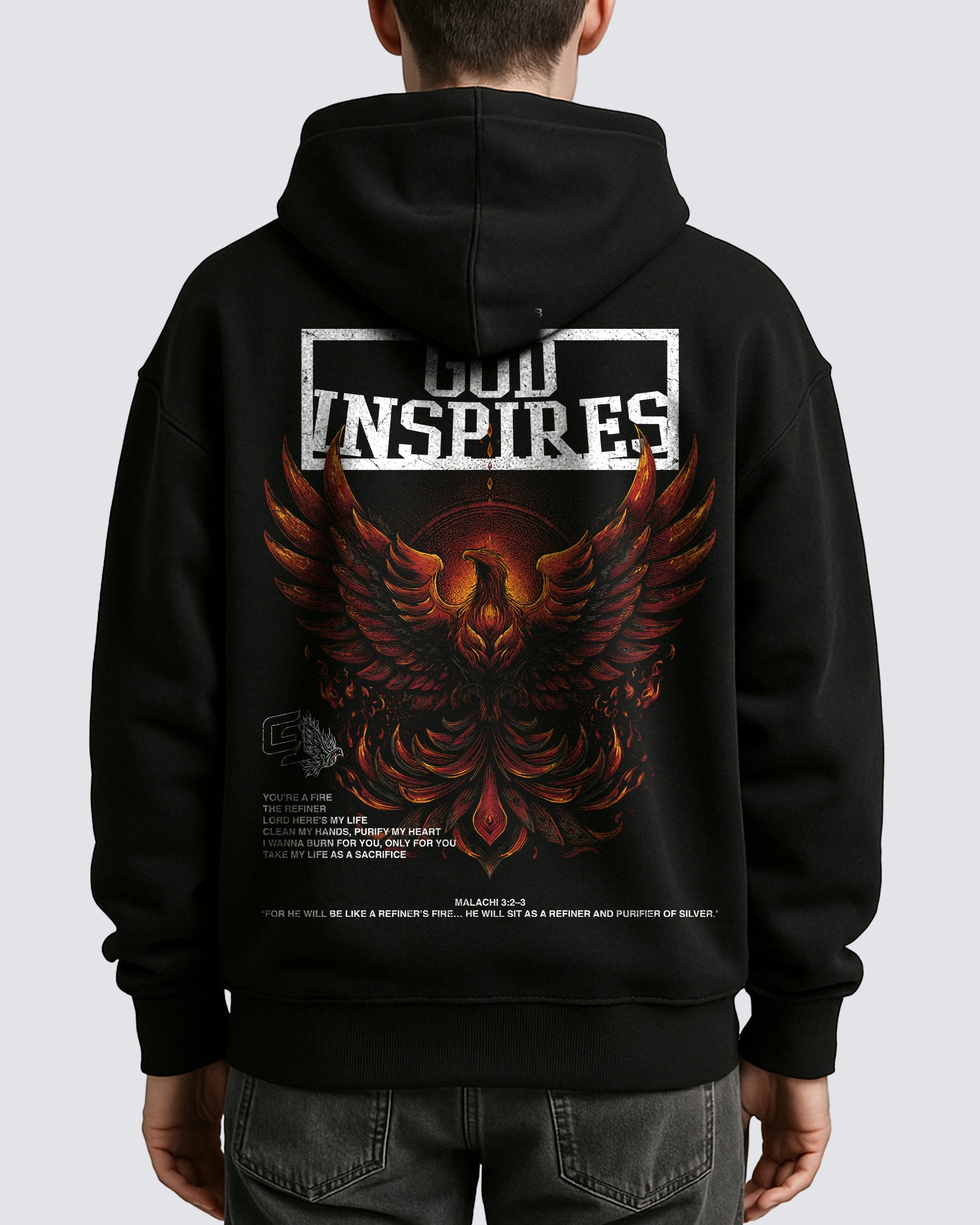 'Phoenix' Oversized Hoodie