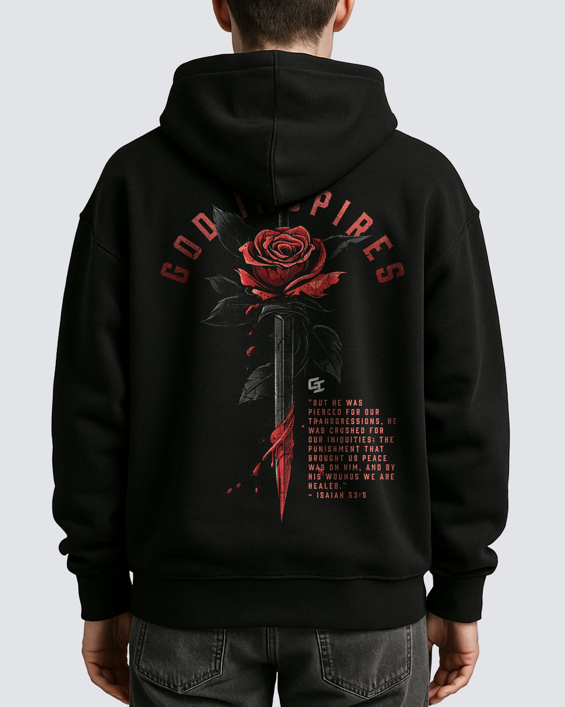 'Pierced' Oversized Hoodie