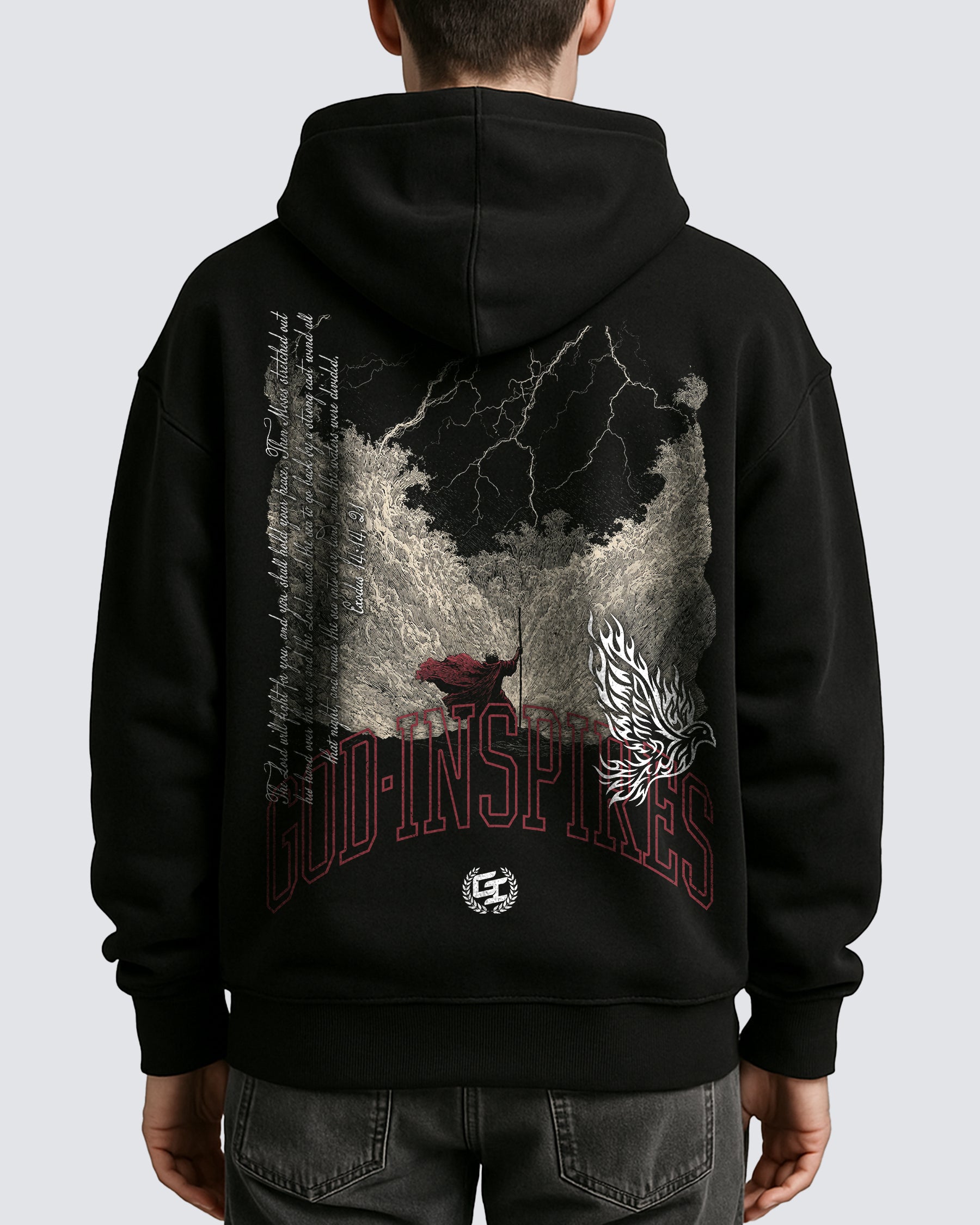 'Moses Parting the Red Sea' Oversized Hoodie