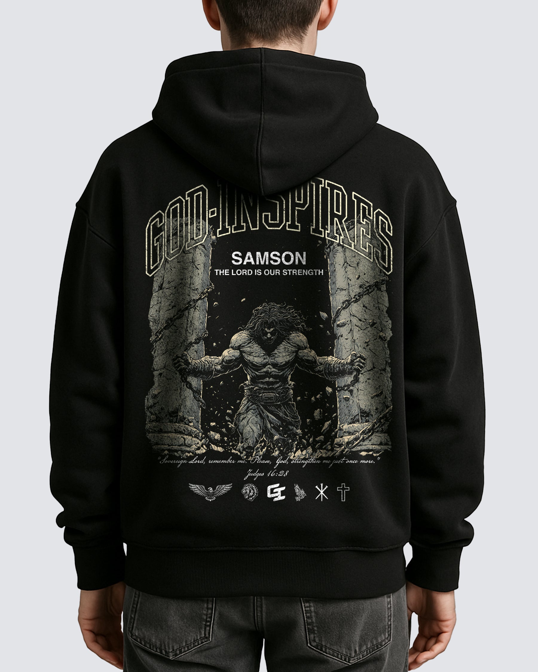 'Samson's Strength' Oversized Hoodie