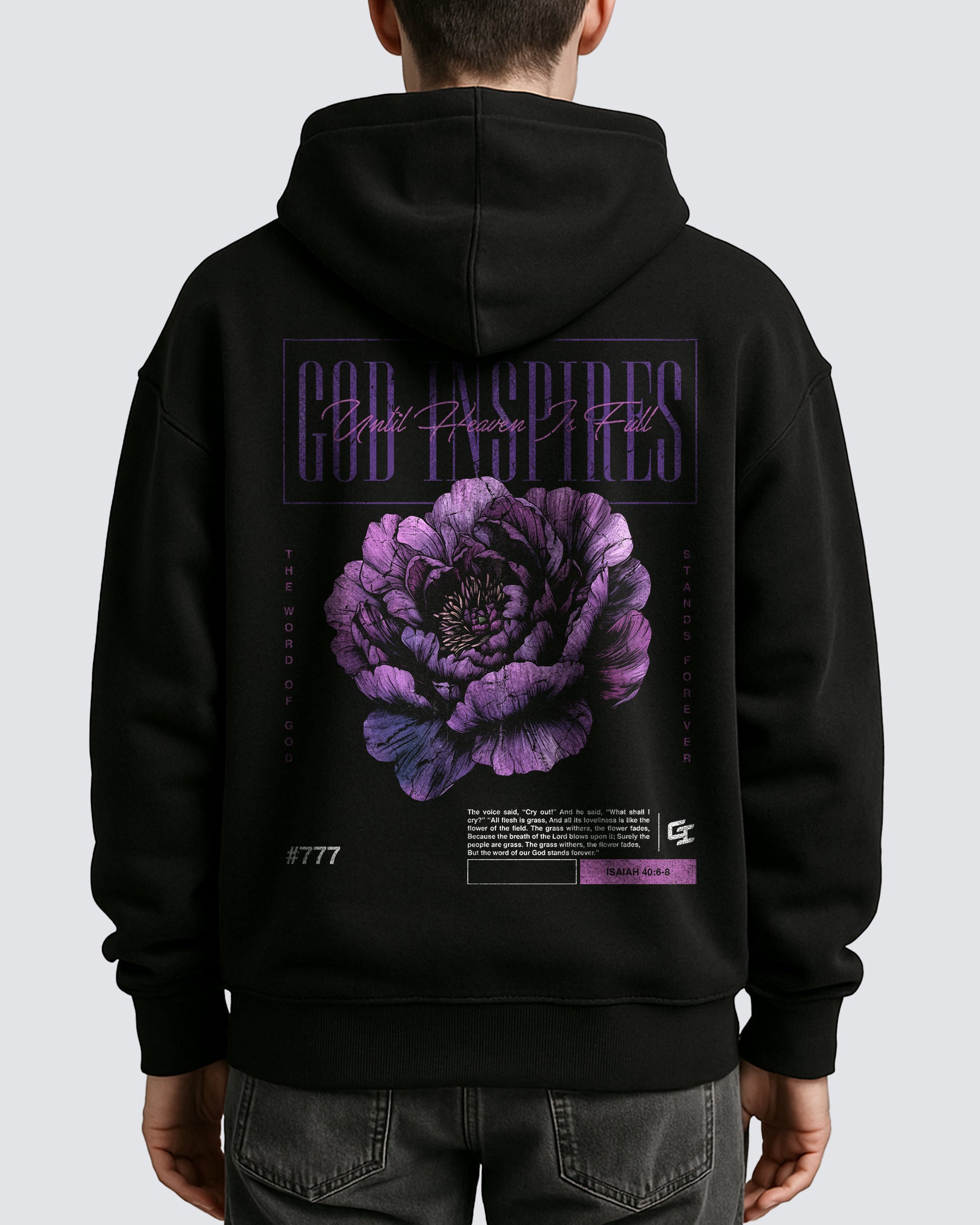 'Eternal Word' Oversized Hoodie