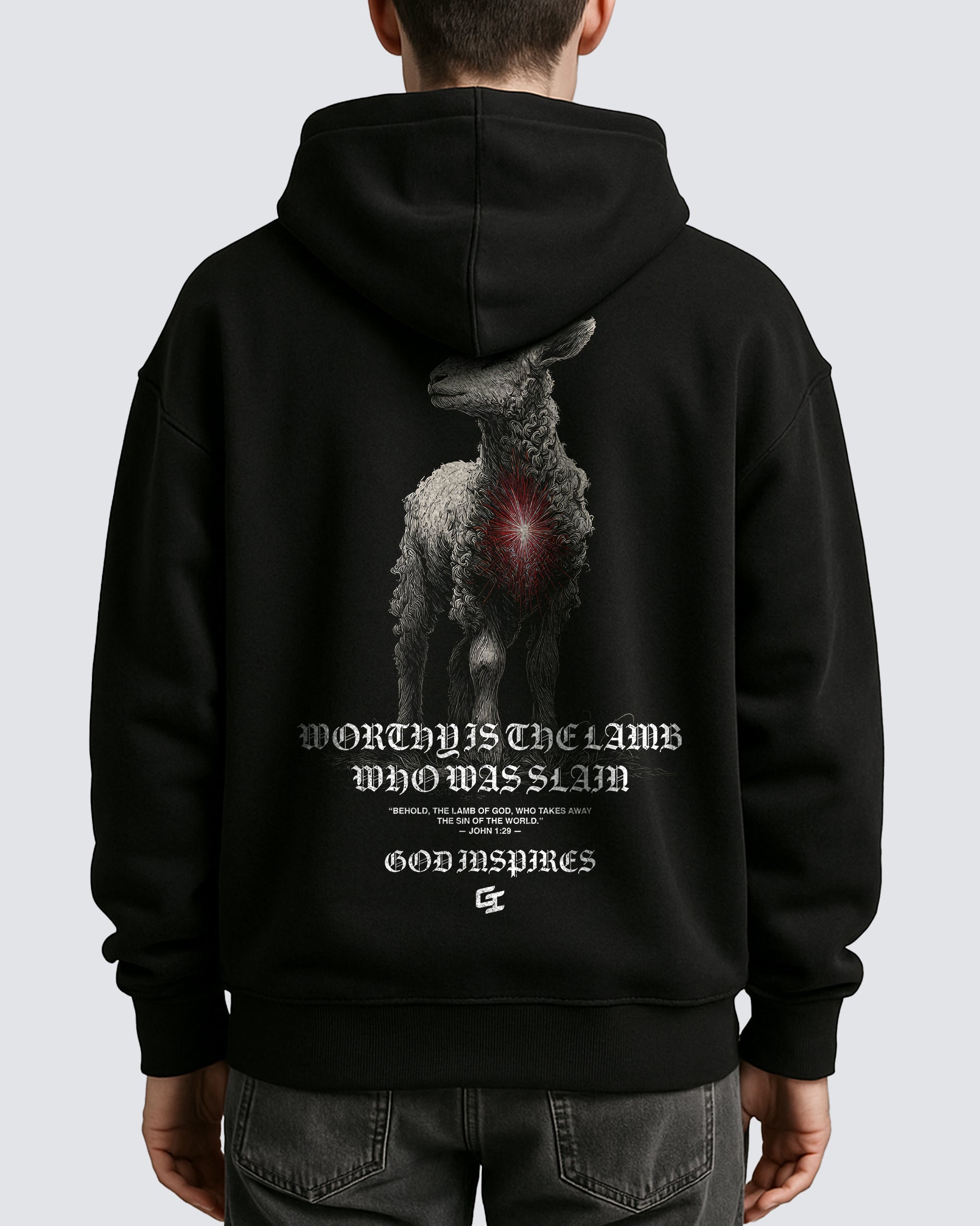 'Lamb' Oversized Hoodie