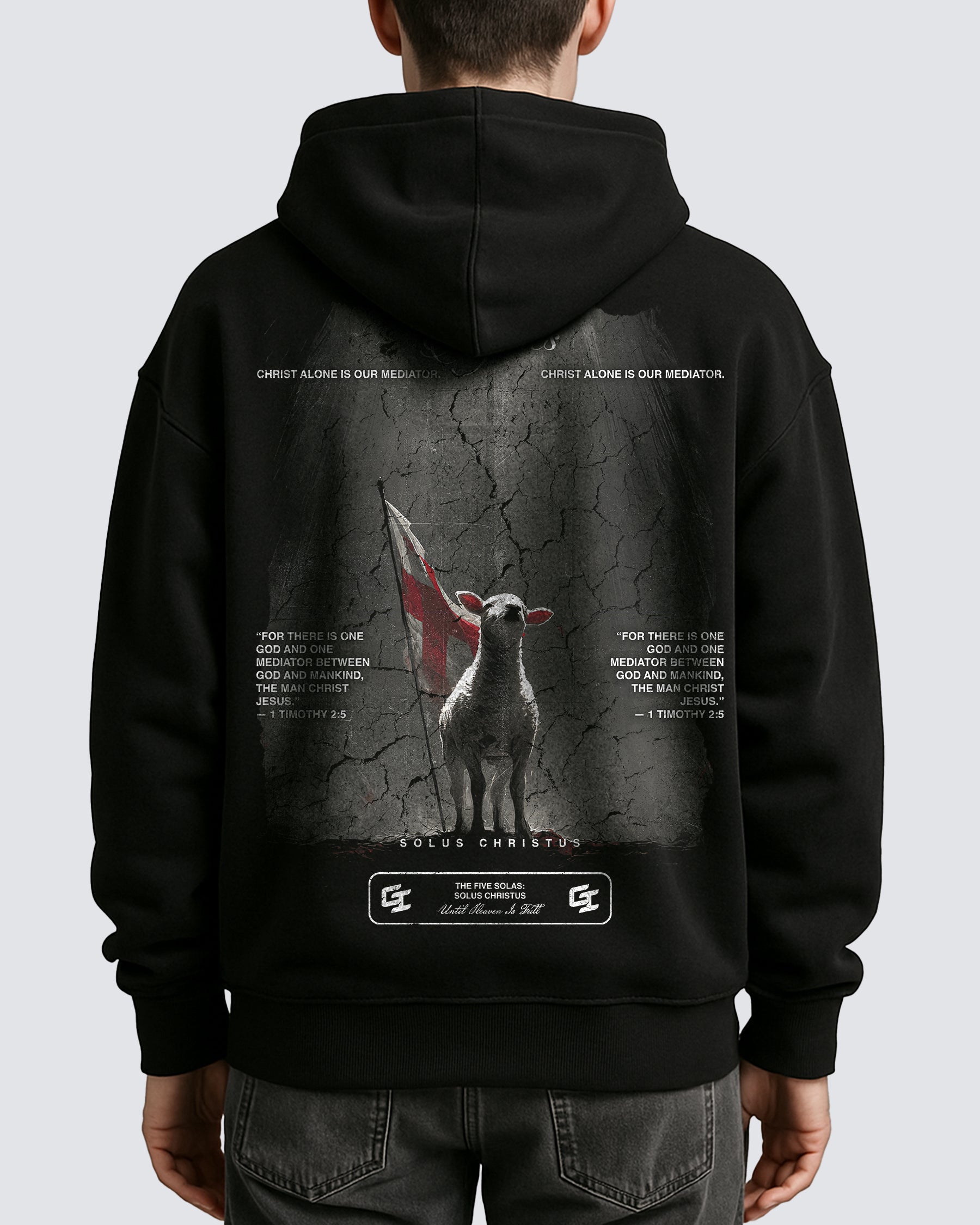'The Five Solas: Solus Christus' Oversized Hoodie