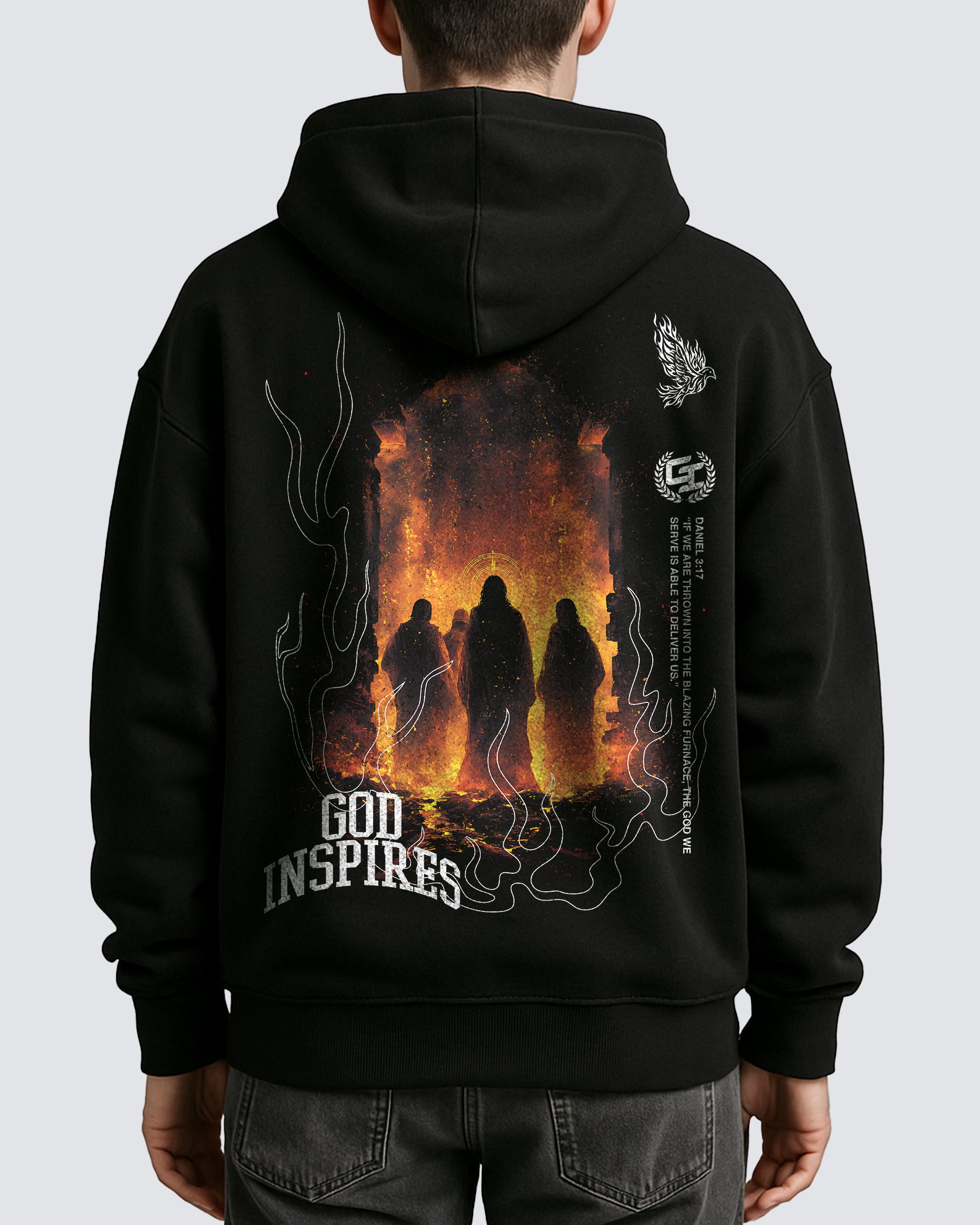 'The Fiery Furnace' Oversized Hoodie