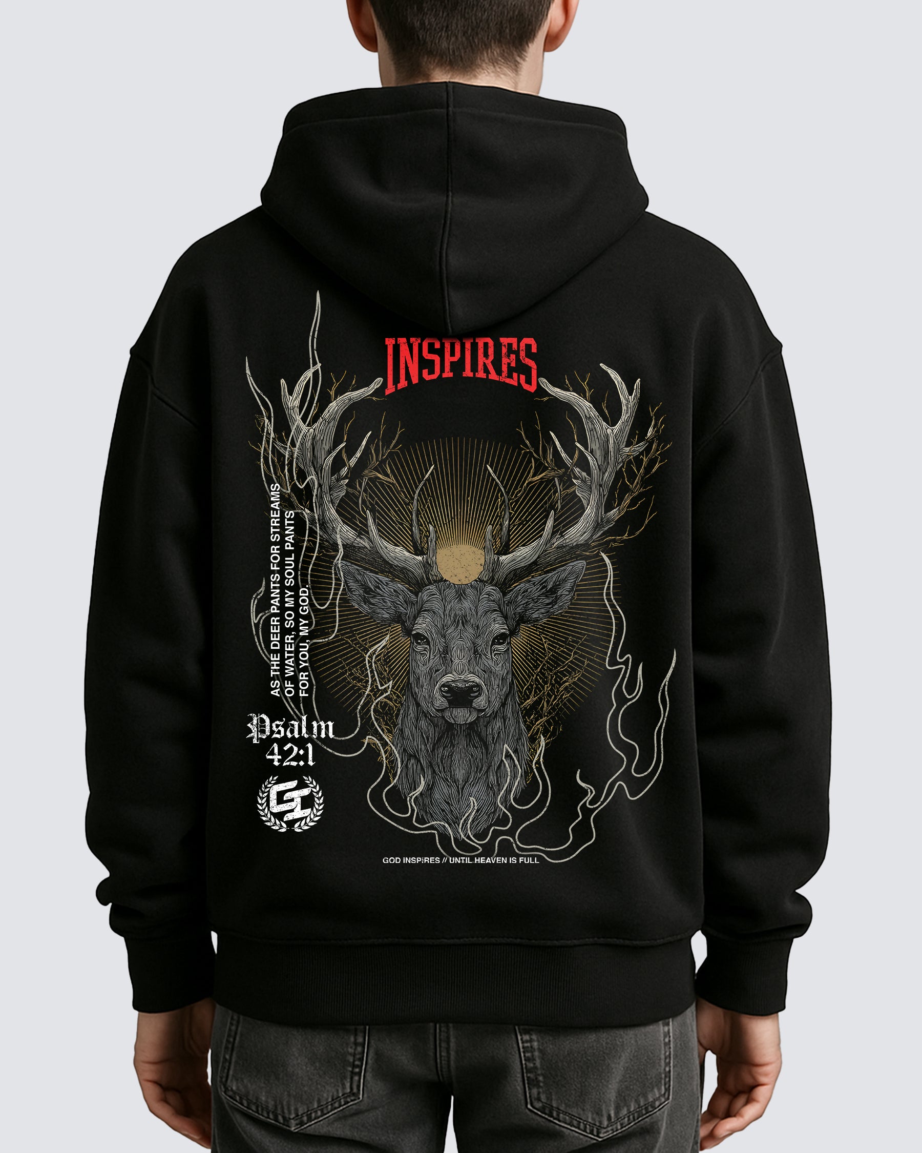 'Deer' Oversized Hoodie