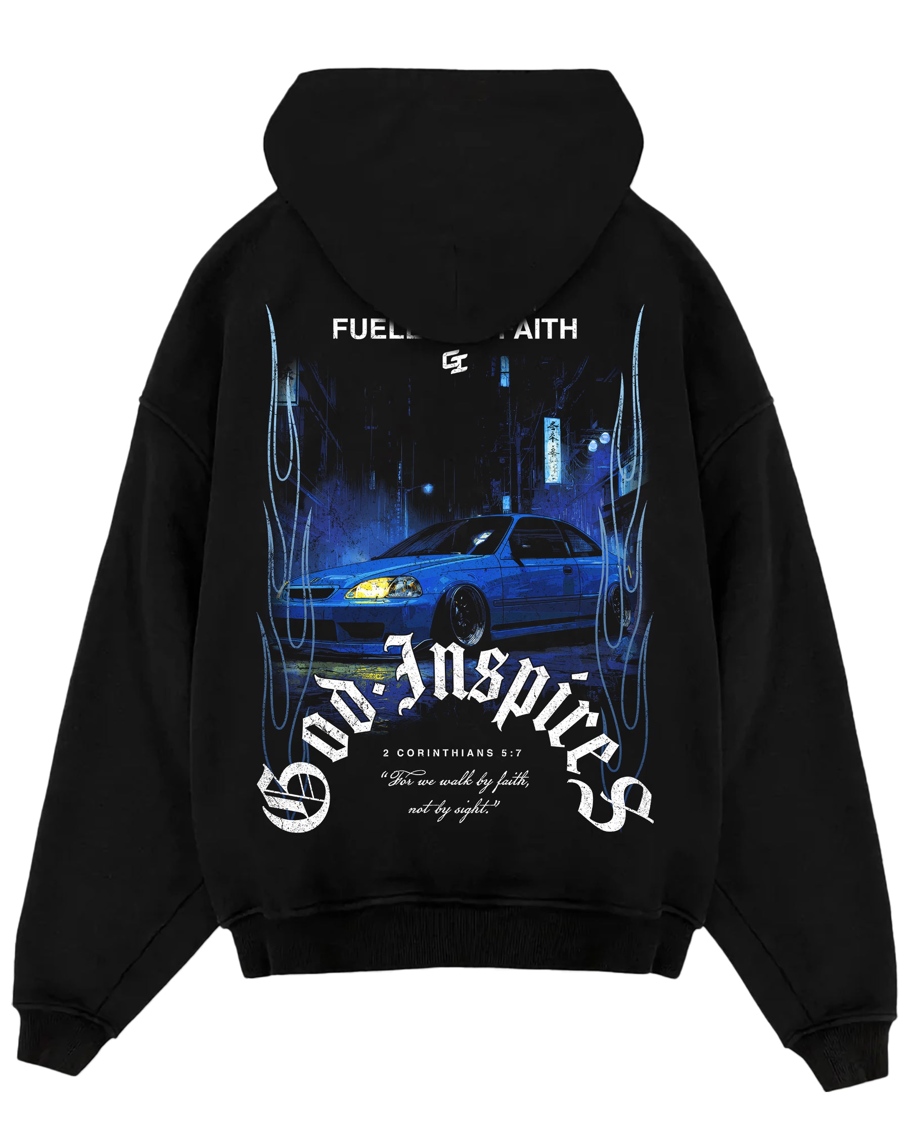 Cars '2000 Honda Civic' Oversized Hoodie