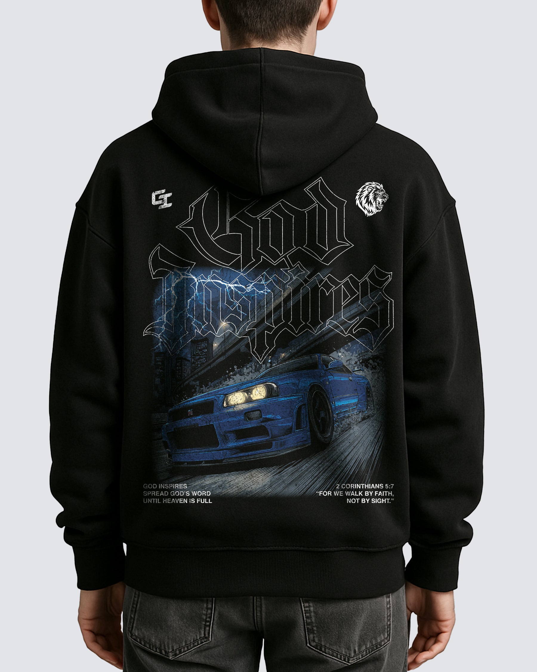 Cars '1999 Nissan Skyline GT-R' Oversized Hoodie