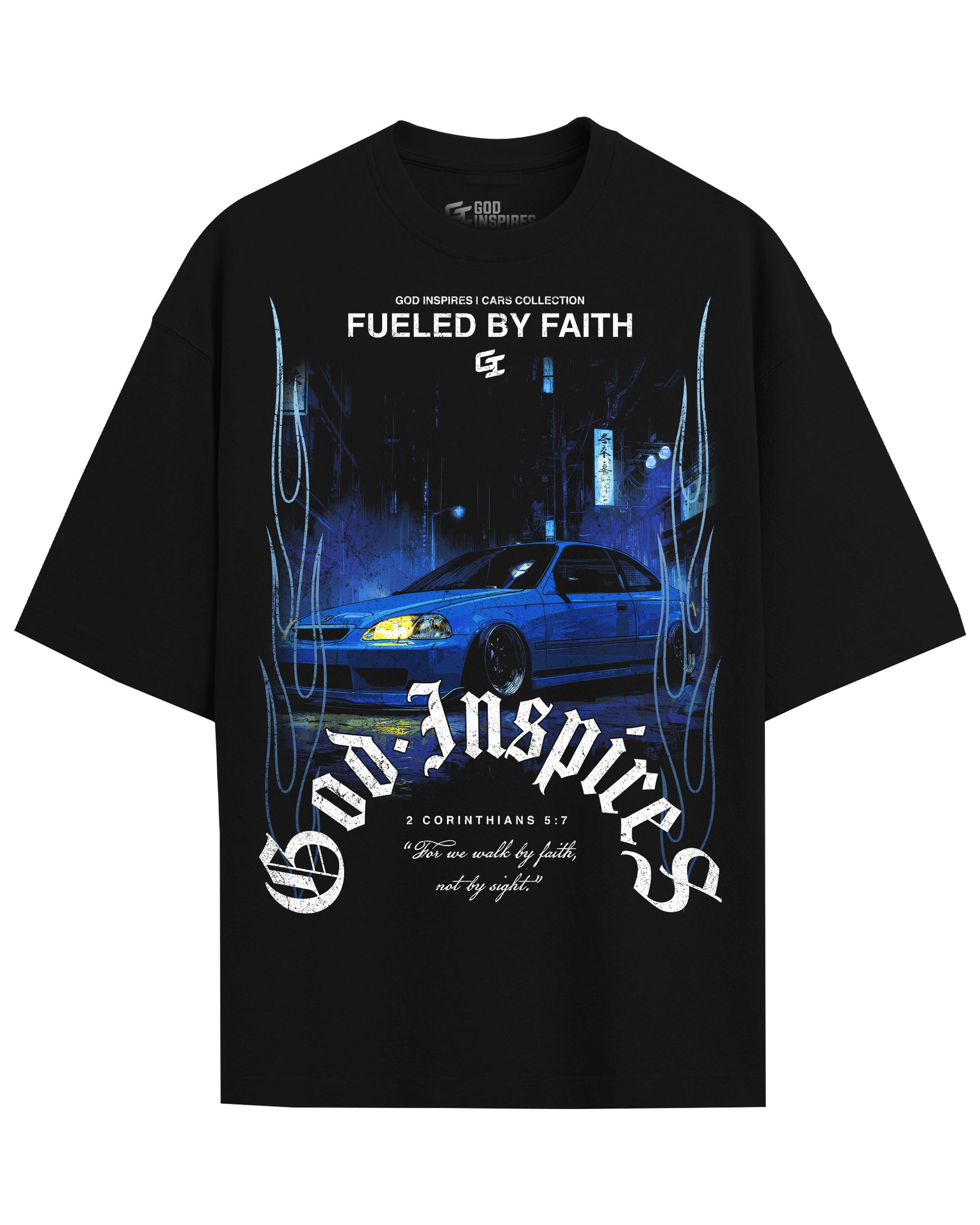 Cars '2000 Honda Civic' Front T-Shirt