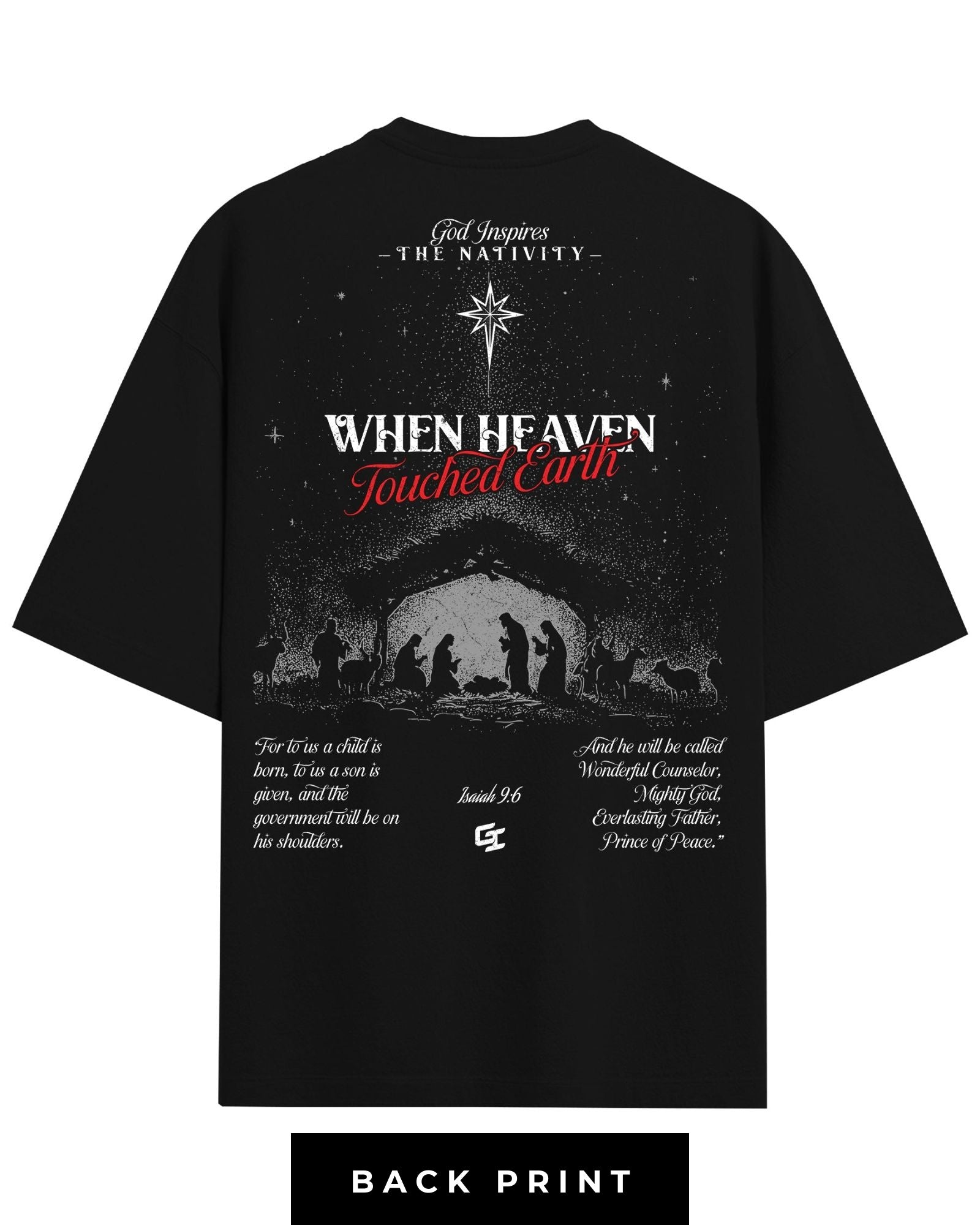 [Christmas Edition] 'The Nativity' T-Shirt - God Inspires