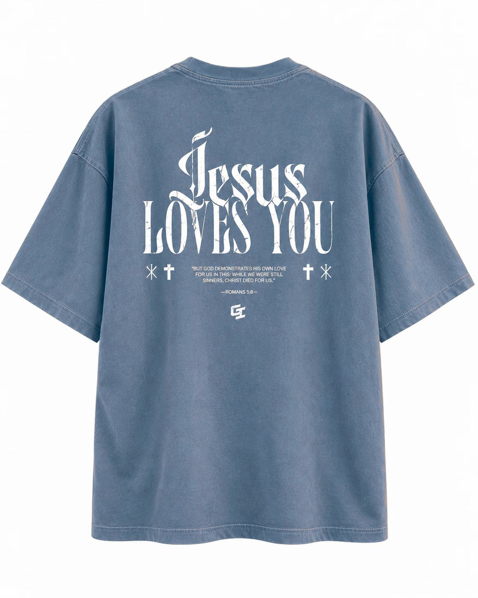 [Fall/Christmas Edition] 'Jesus Loves You' Vintage Oversized T-Shirt