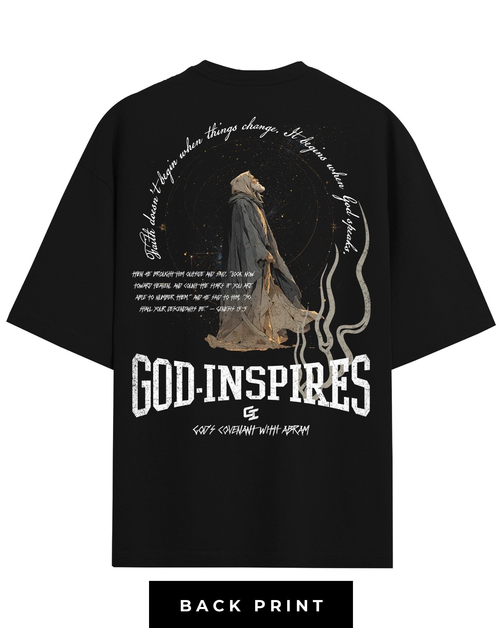 'Abraham' T-Shirt - God Inspires