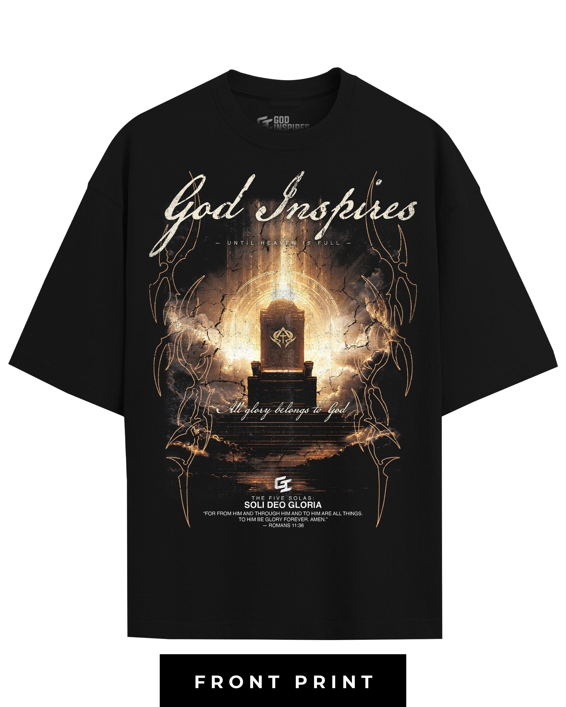 'The Five Solas: Soli Deo Gloria' T-Shirt - God Inspires