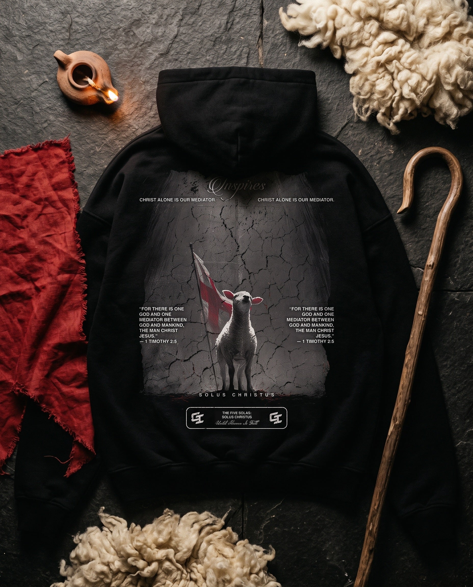 'The Five Solas: Solus Christus' Oversized Hoodie