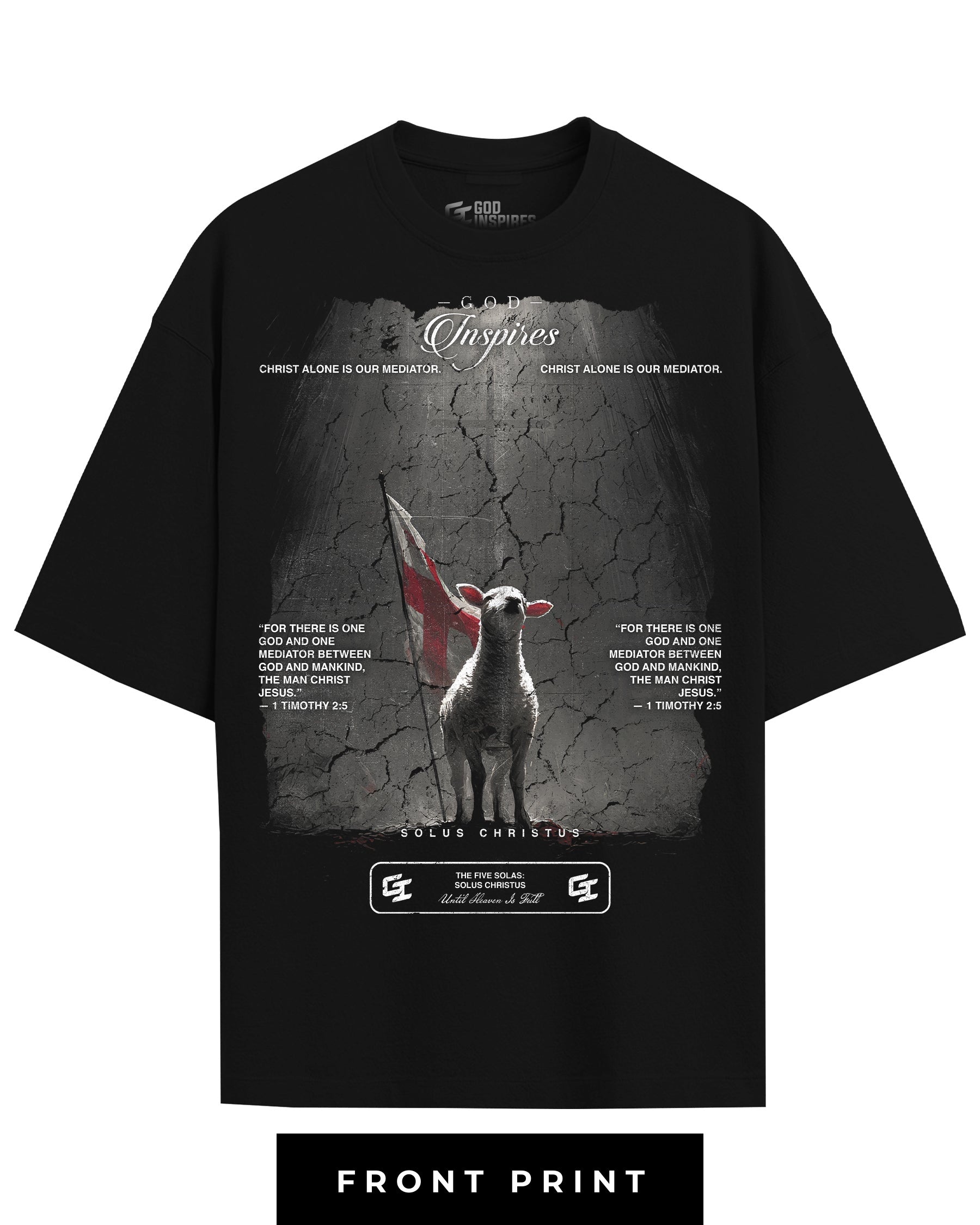 'The Five Solas: Solus Christus' T-Shirt - God Inspires