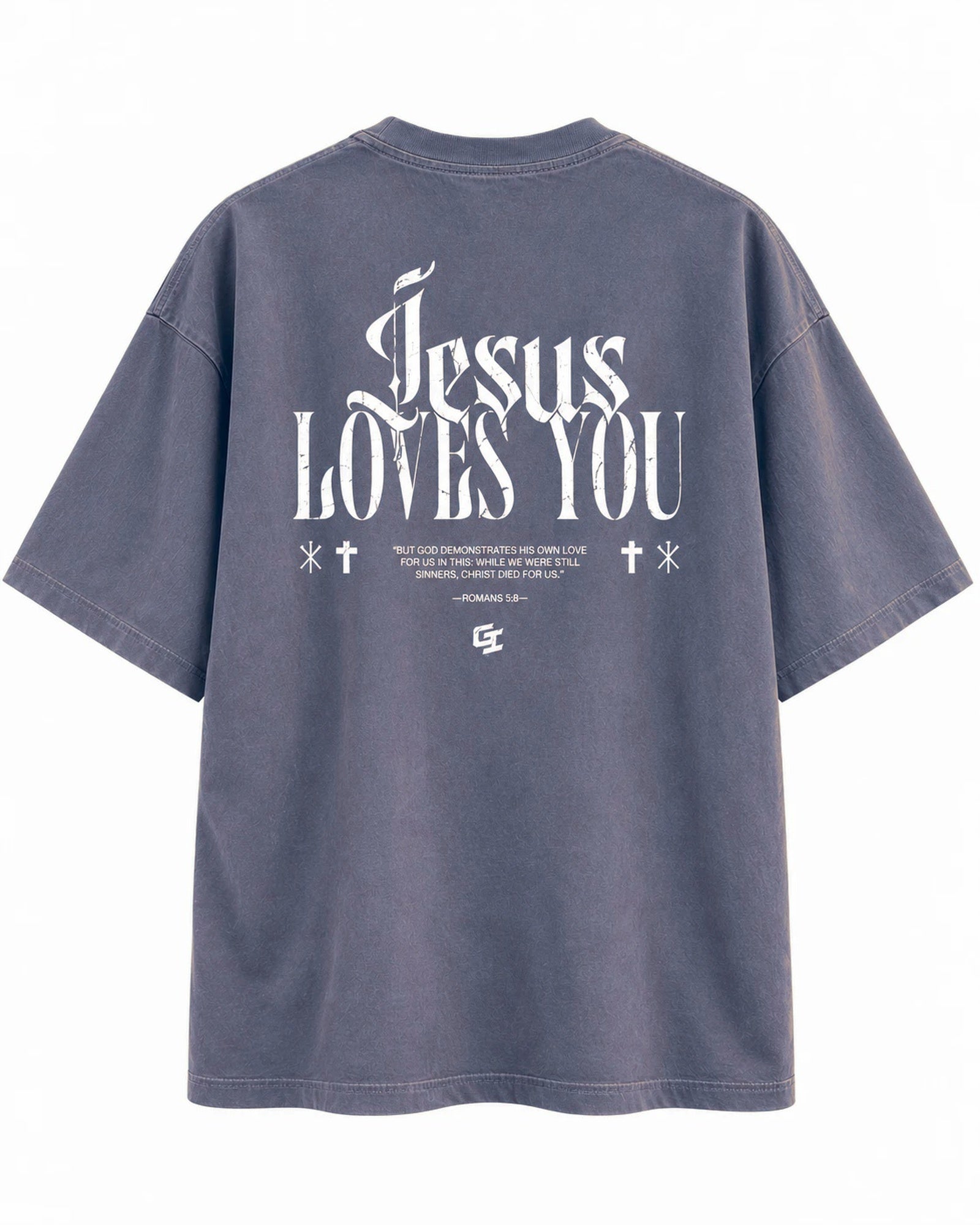 [Fall/Christmas Edition] 'Jesus Loves You' Vintage Oversized T-Shirt