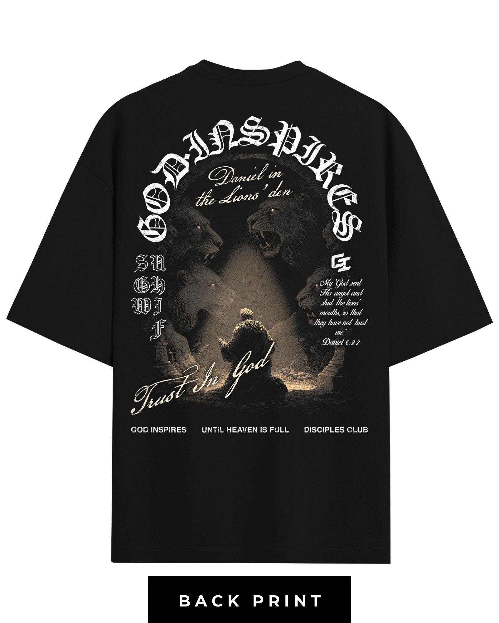 'Daniel in the Lions' Den' T-Shirt - God Inspires