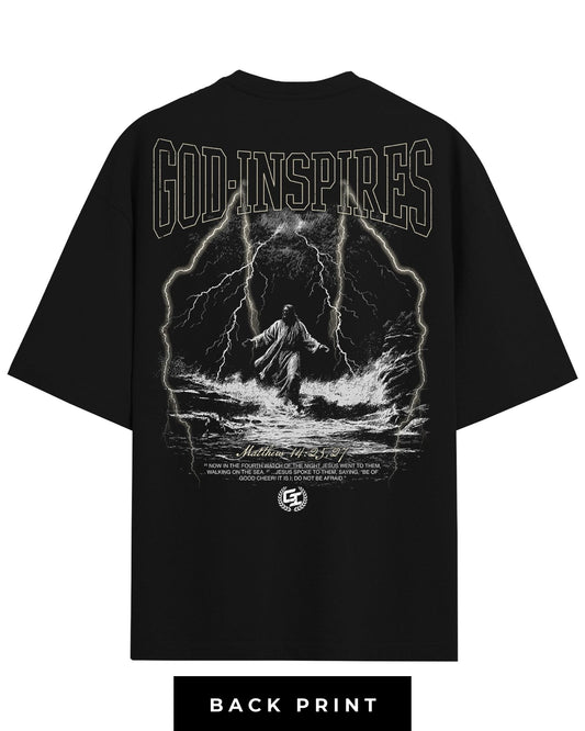 'Jesus Walks on Water' T-Shirt - God Inspires