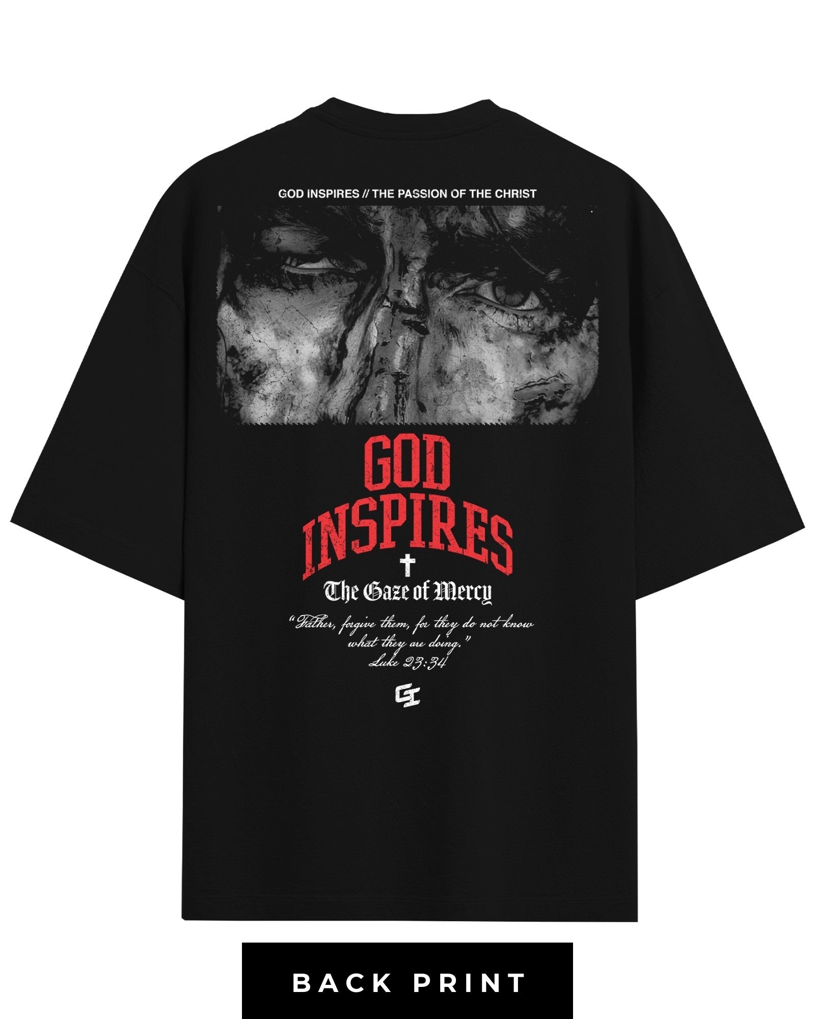 'The Gaze of Mercy' T-Shirt - God Inspires