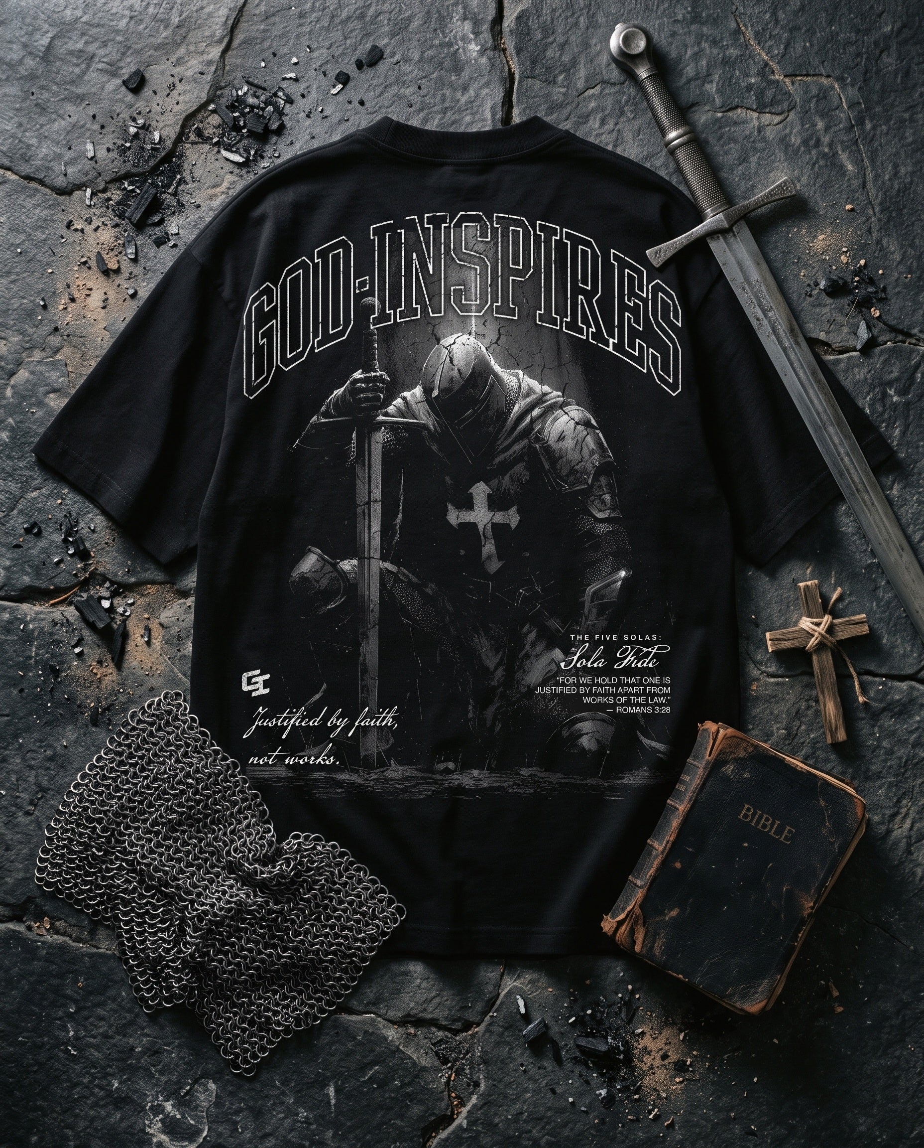 'The Five Solas: Sola Fide' T-Shirt - God Inspires