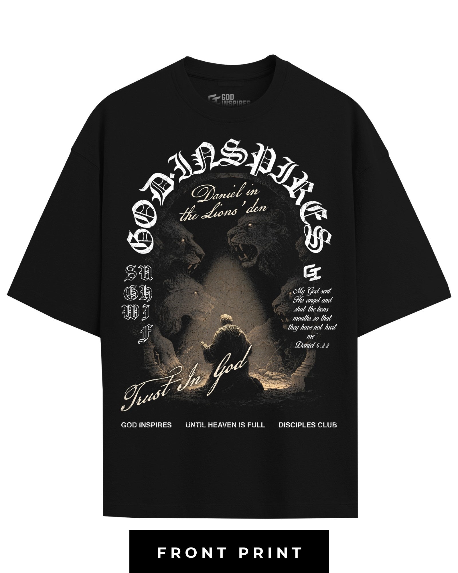 'Daniel in the Lions' Den' T-Shirt - God Inspires