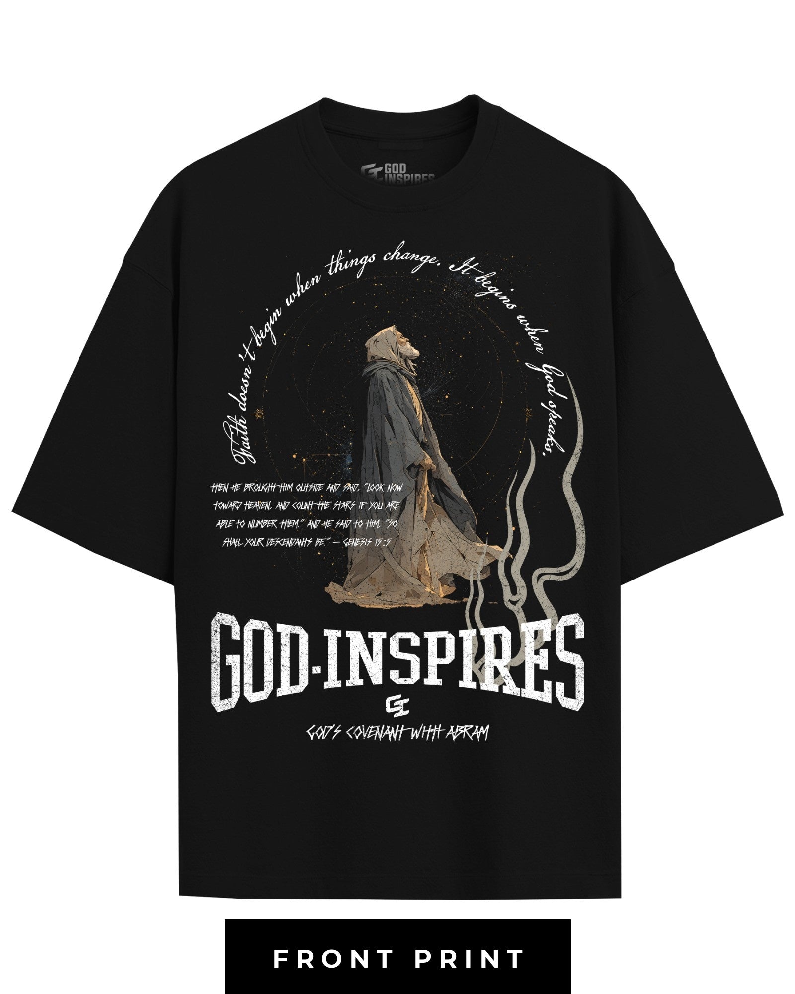 'Abraham' T-Shirt - God Inspires
