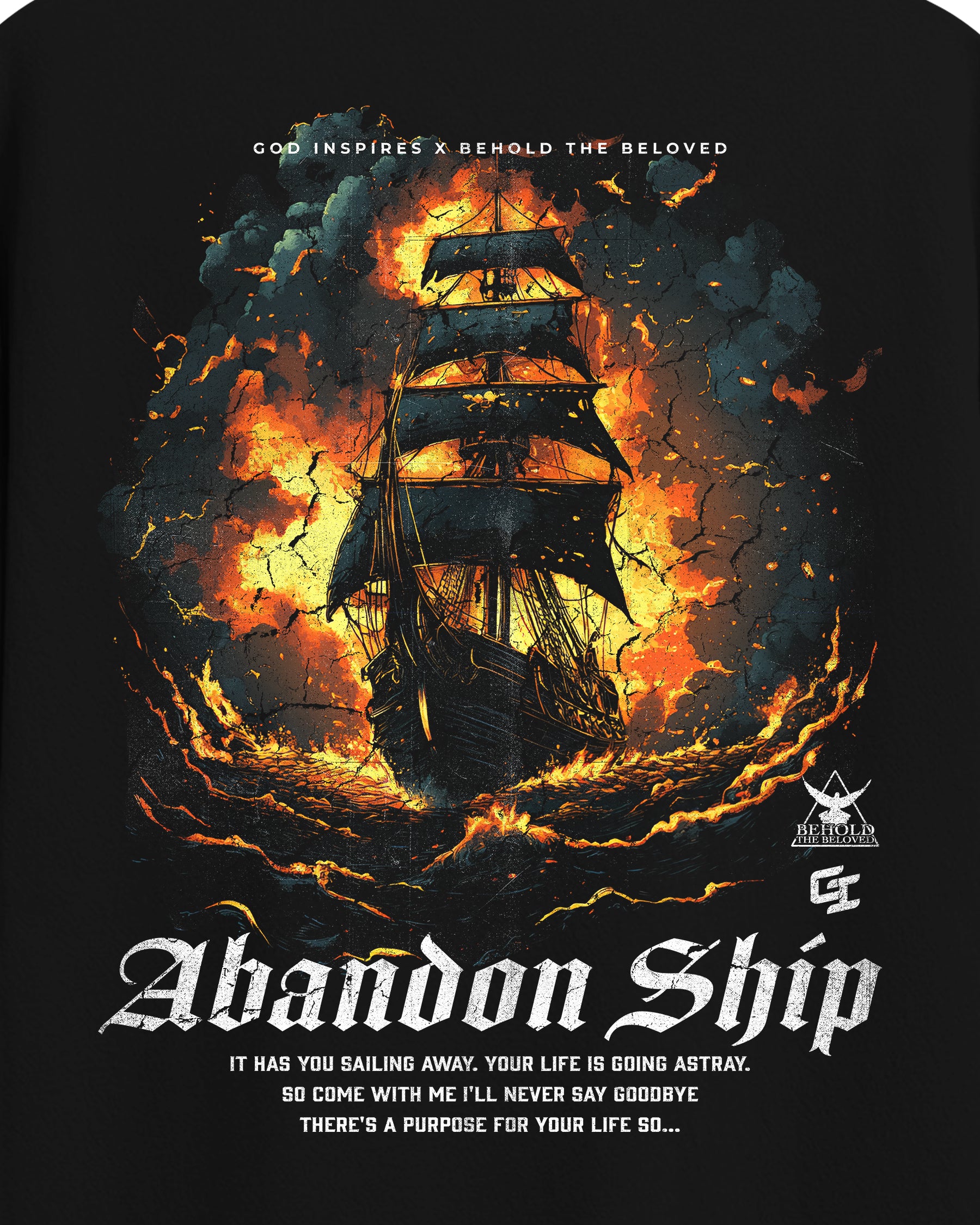 [BTB Collab] 'Abandon Ship' T-Shirt