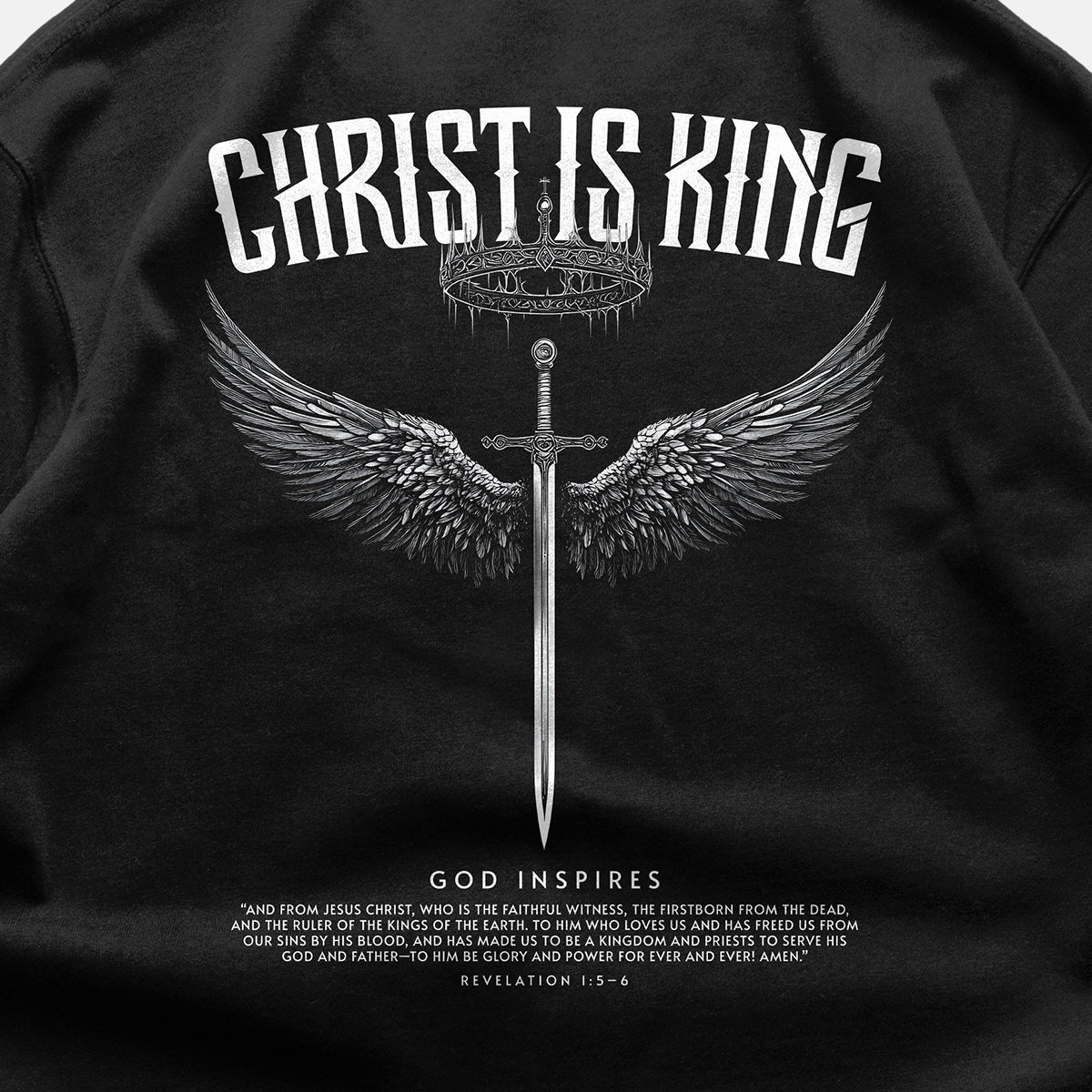 Prevailer 'Christ Is King' Staple T-Shirt