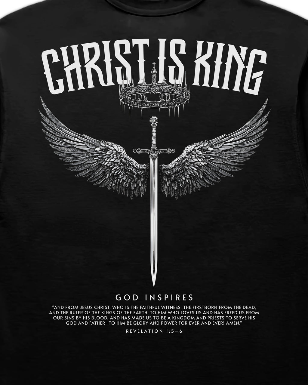 Prevailer 'Christ Is King' Staple T-Shirt