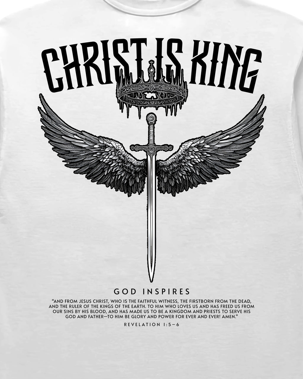 Prevailer 'Christ Is King' Staple T-Shirt