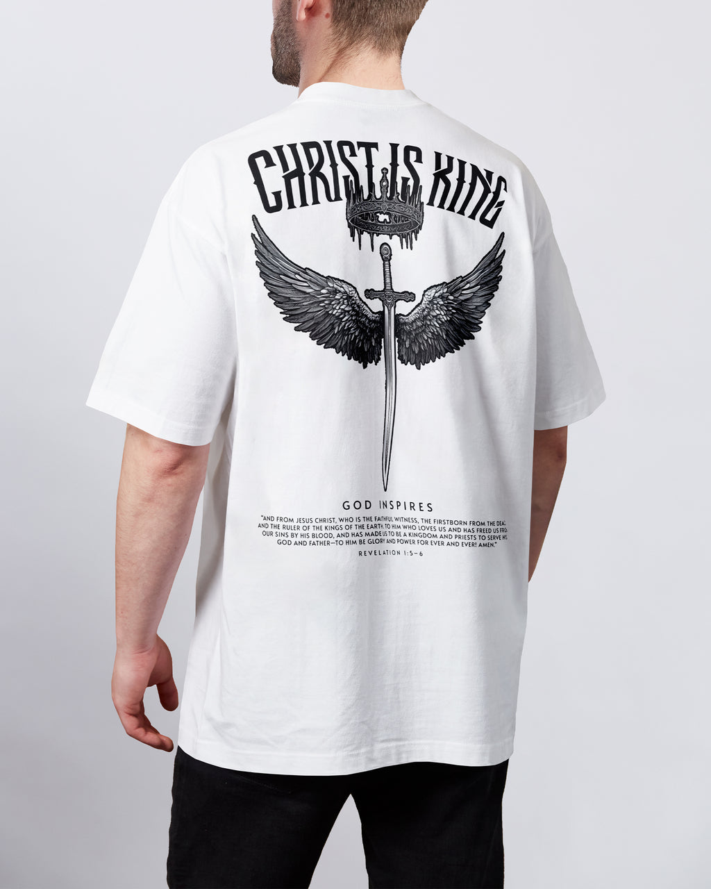 Prevailer 'Christ Is King' Staple T-Shirt