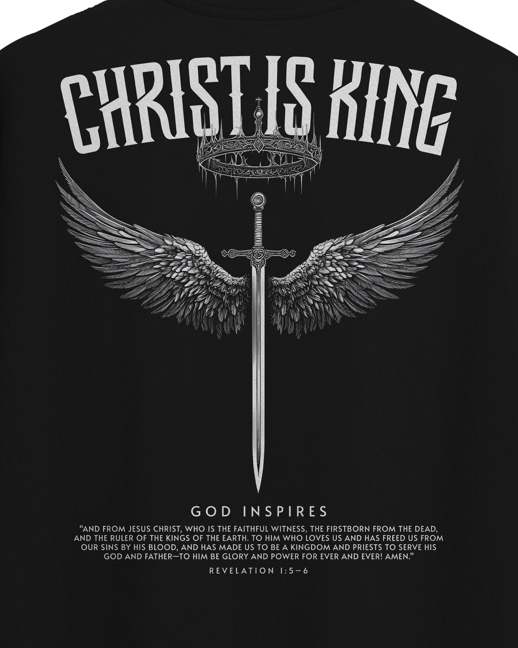 'Christ is King'Oversized T-Shirt