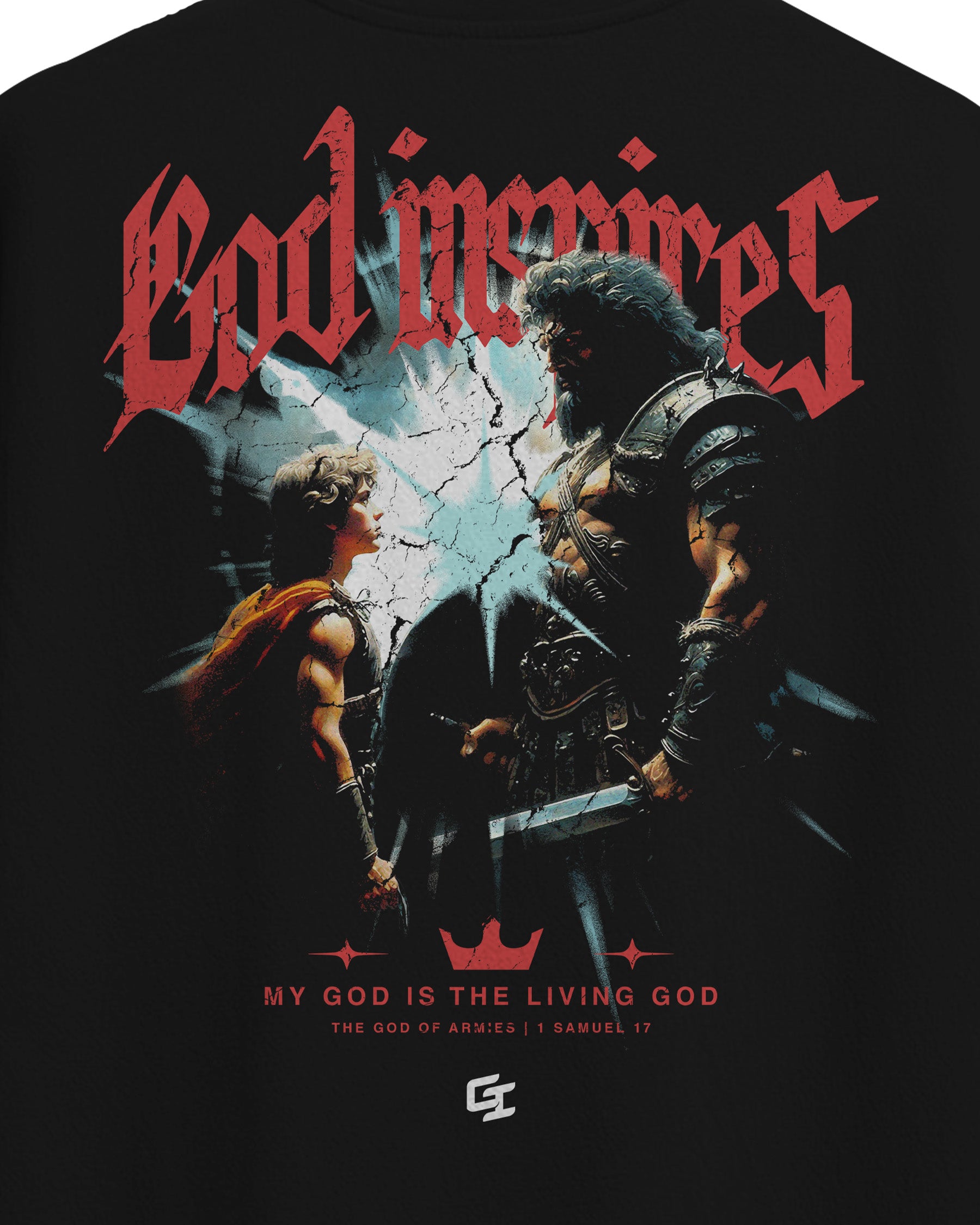 'David vs Goliath' Oversized T-Shirt