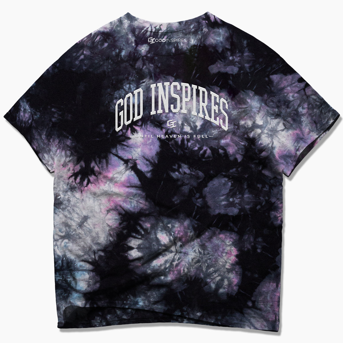 'God Inspires' Oversized Tie-Dye T-Shirt
