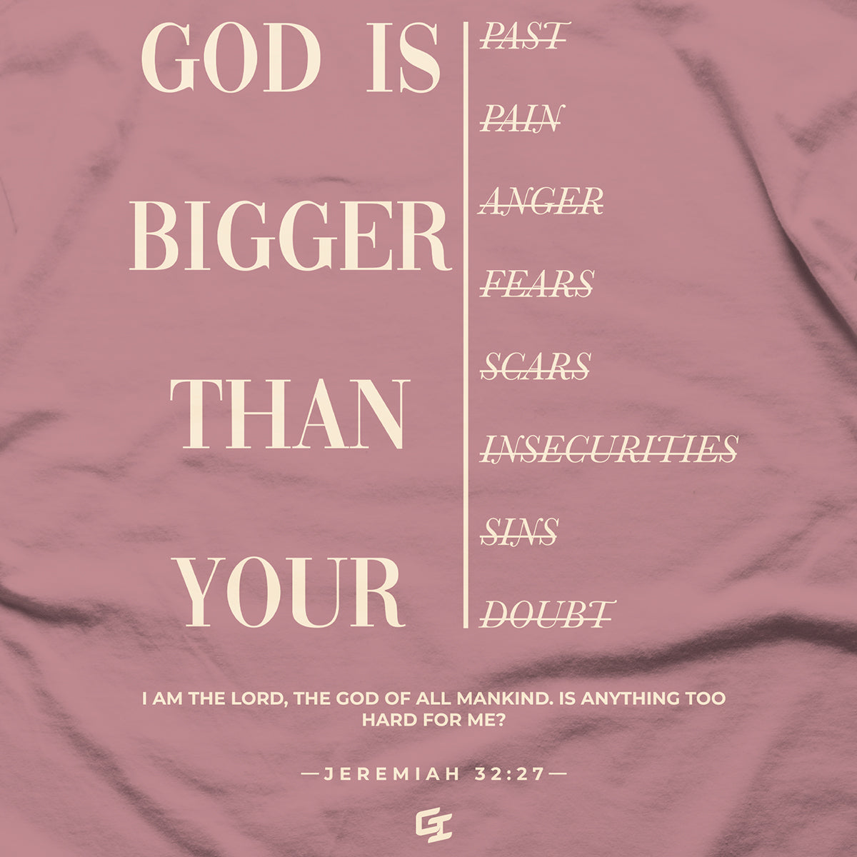 [Limited Edition] Epiphany 'God Is Bigger Than Your...' Lightweight T-Shirt
