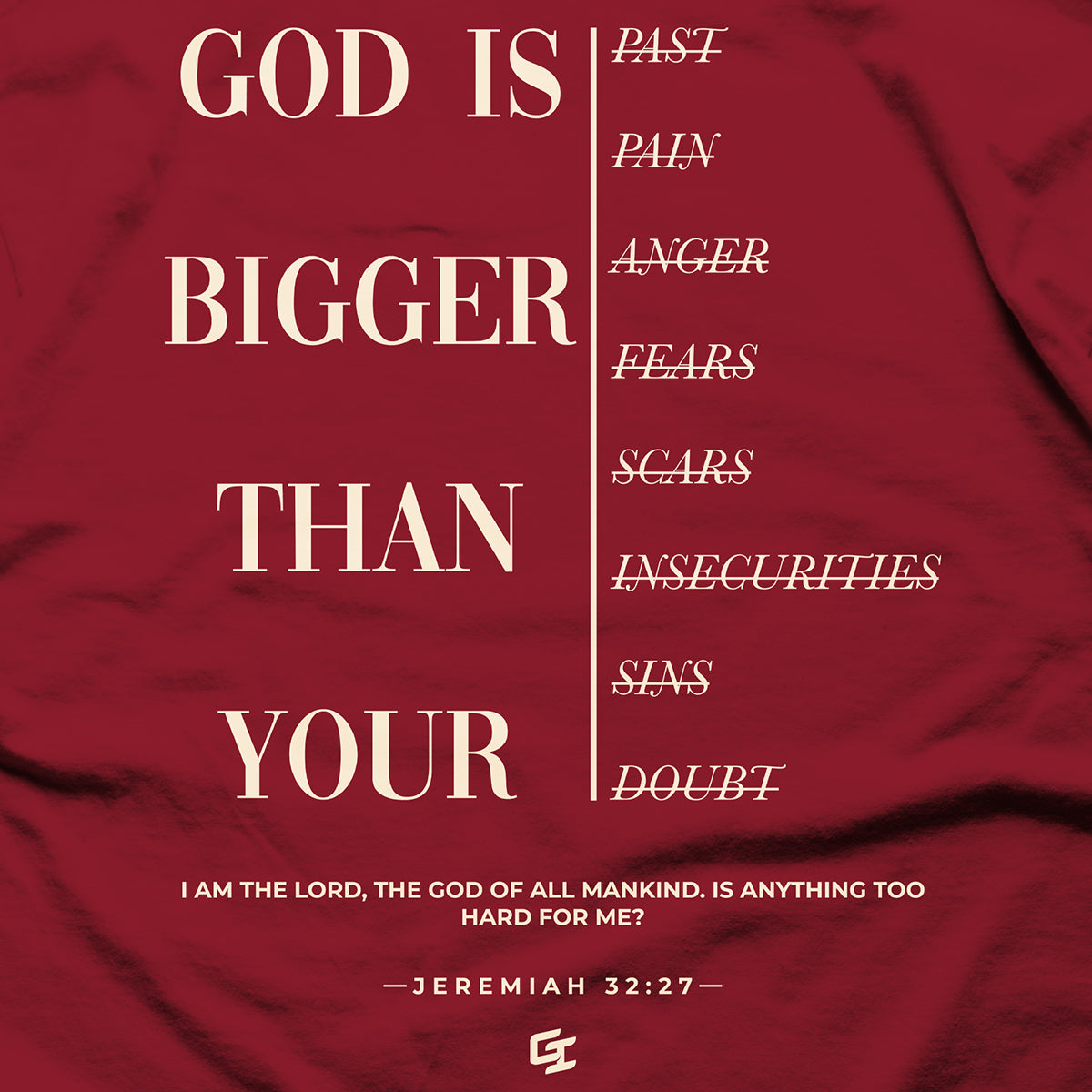 [Limited Edition] Epiphany 'God Is Bigger Than Your...' Lightweight T-Shirt