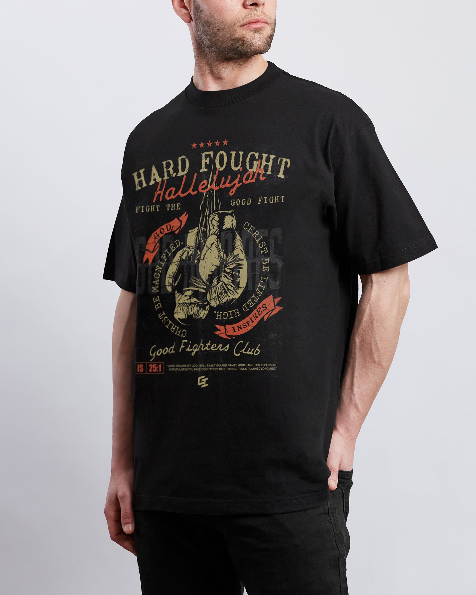 'Good Fighters Club' Heavyweight T-Shirt