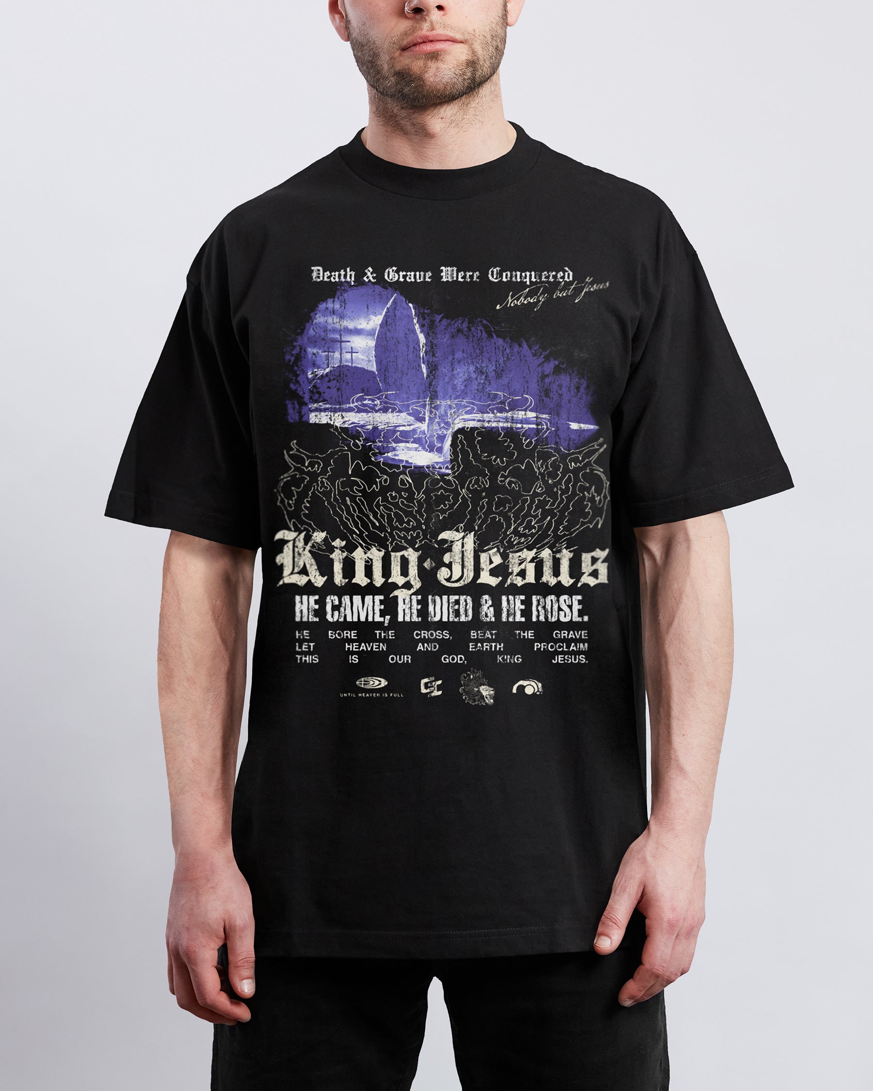 'Grave Conquered' Staple T-Shirt