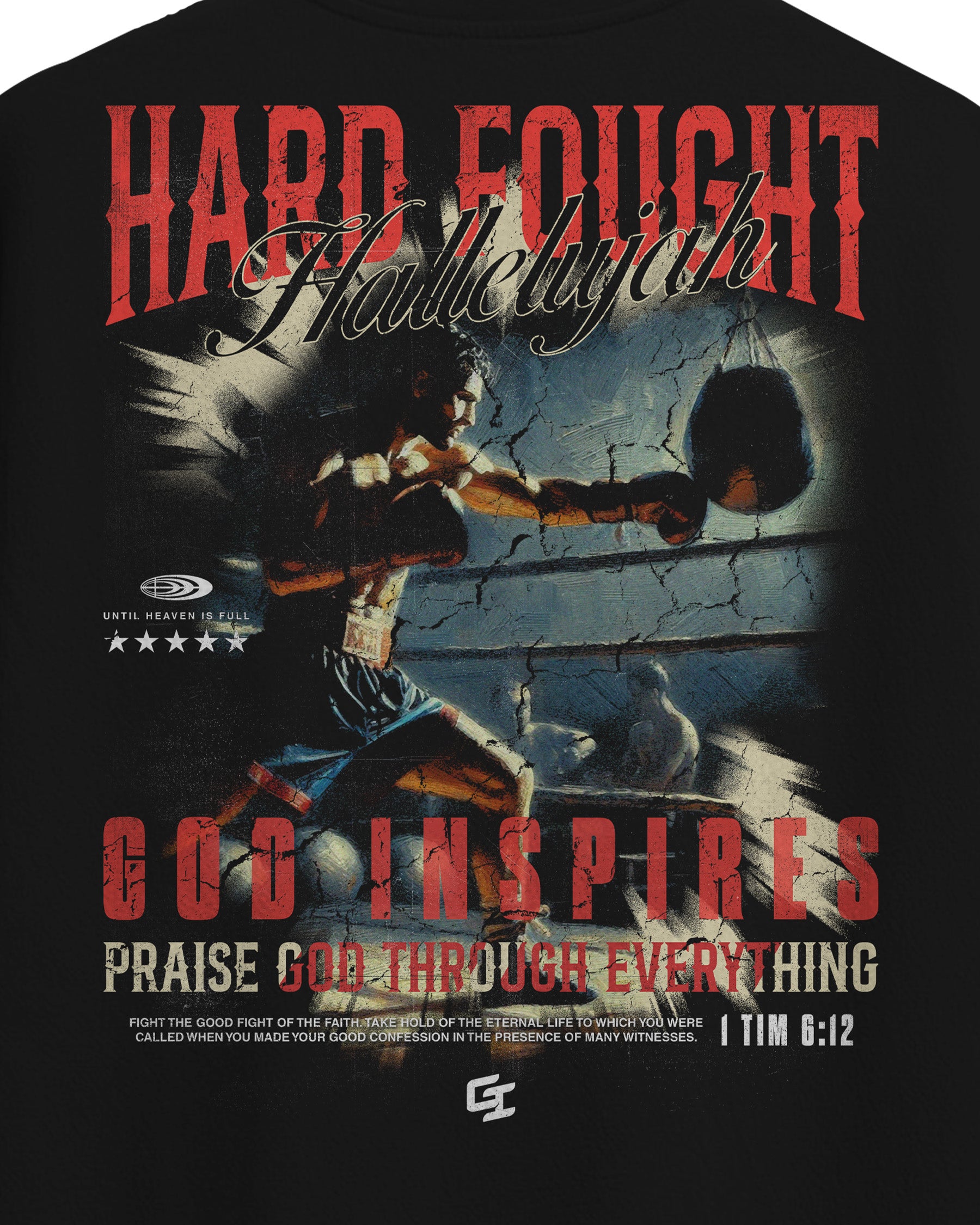 'Fight The Good Fight' Oversized T-Shirt