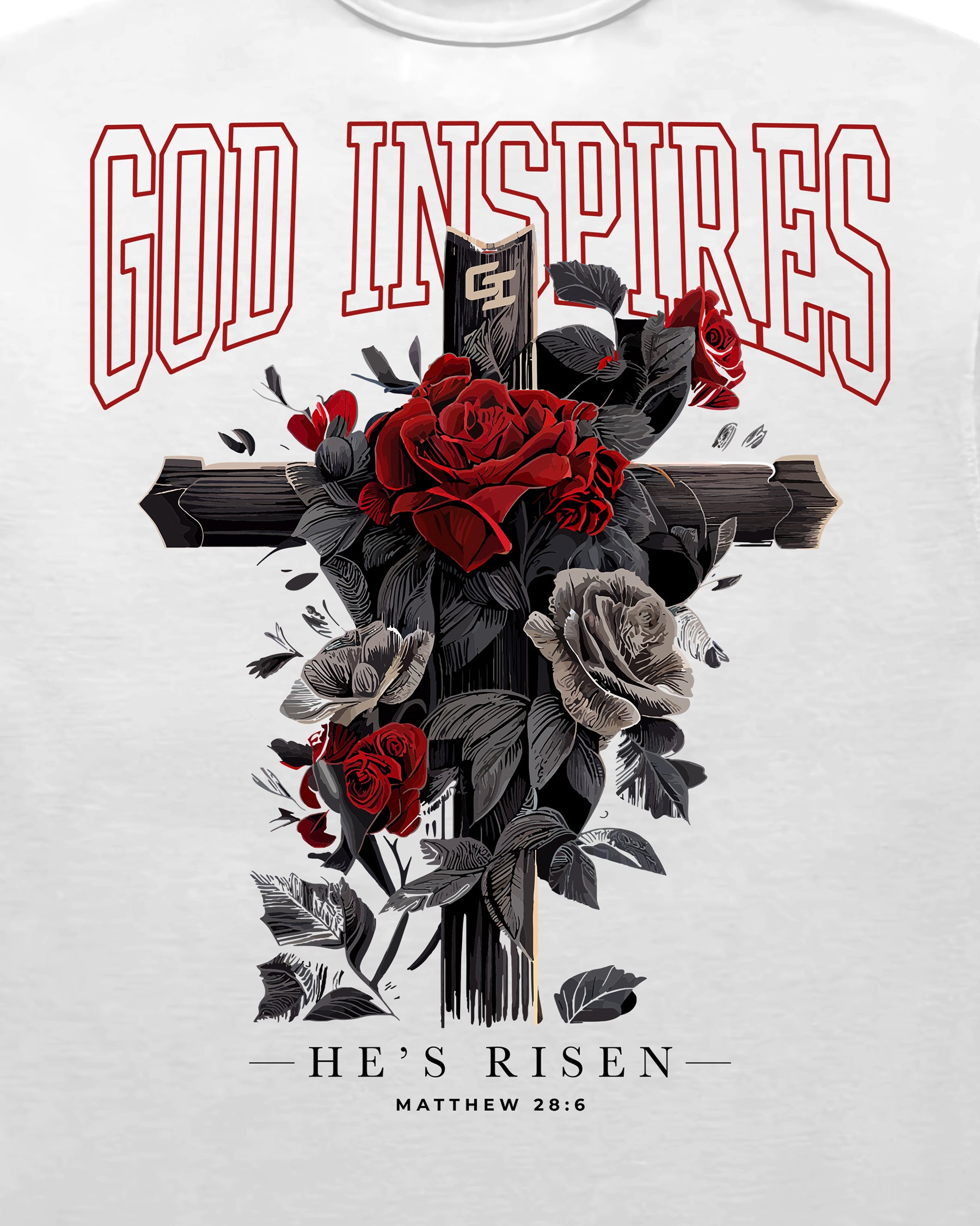 Theophany 'He's Risen' Staple T-Shirt