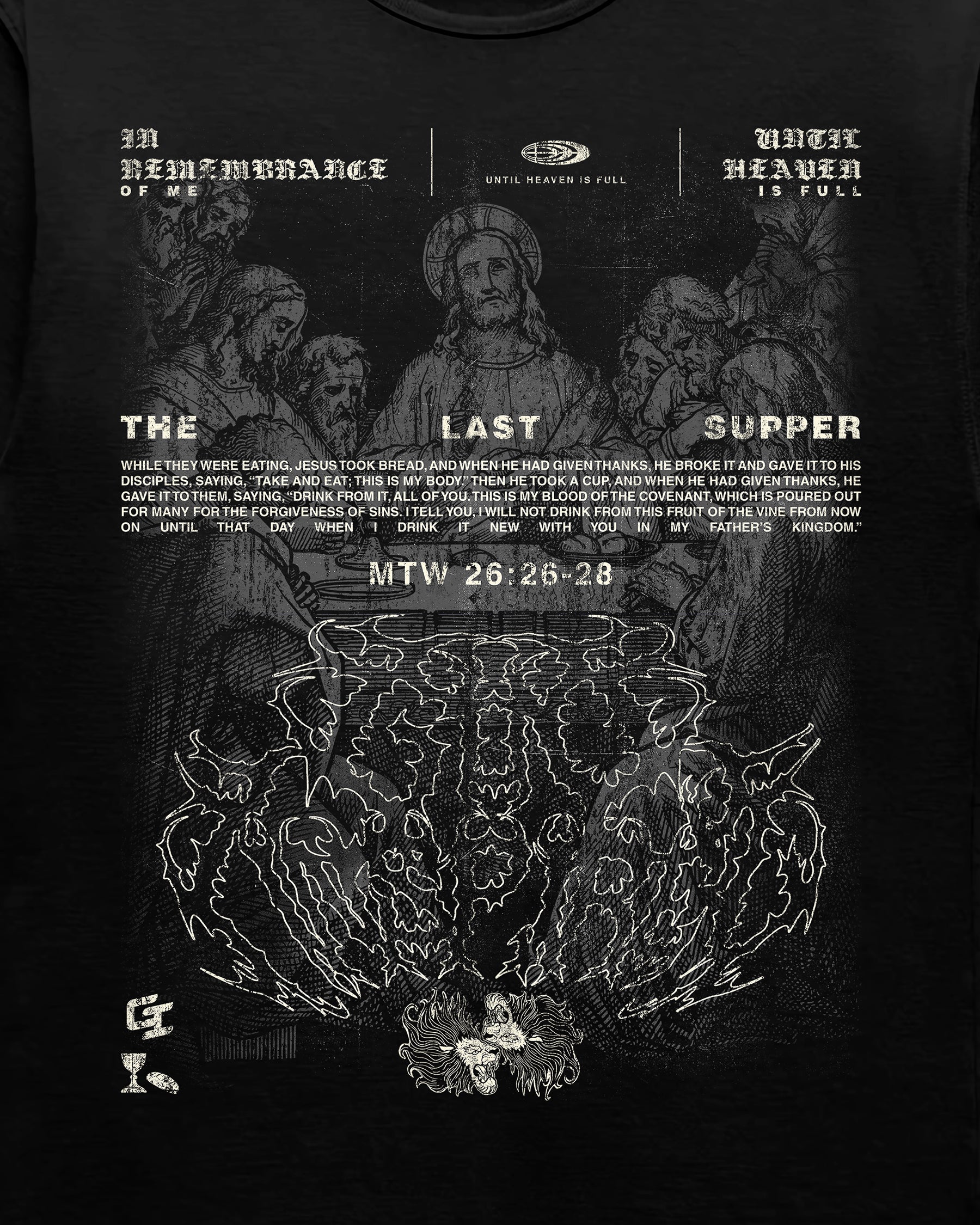 'In Remembrance of Me' Heavyweight T-Shirt