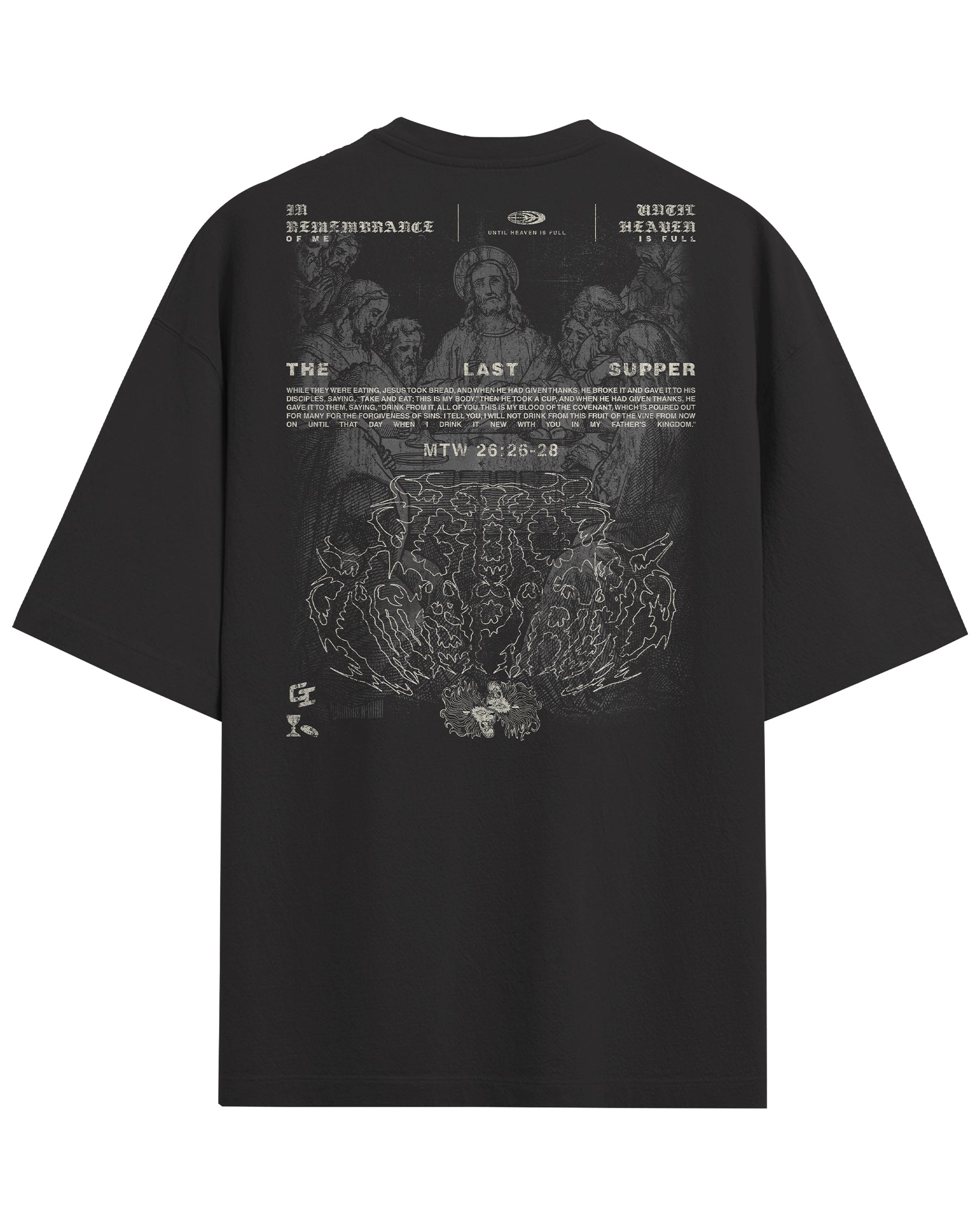 'In Remembrance of You' Oversized Faded T-Shirt