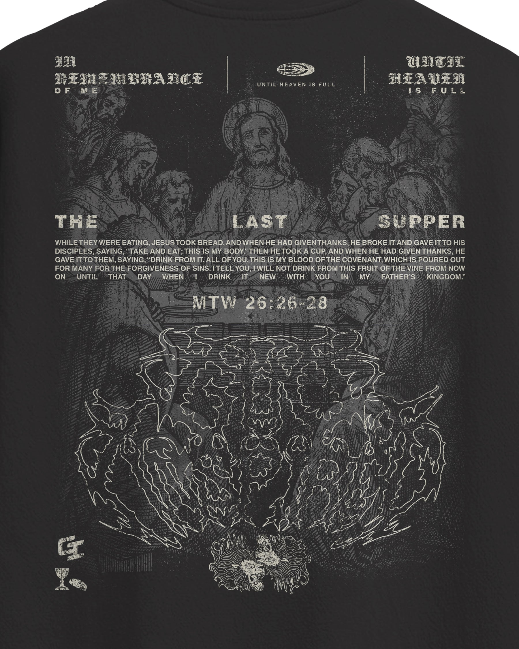 'In Remembrance of You' Oversized Faded T-Shirt